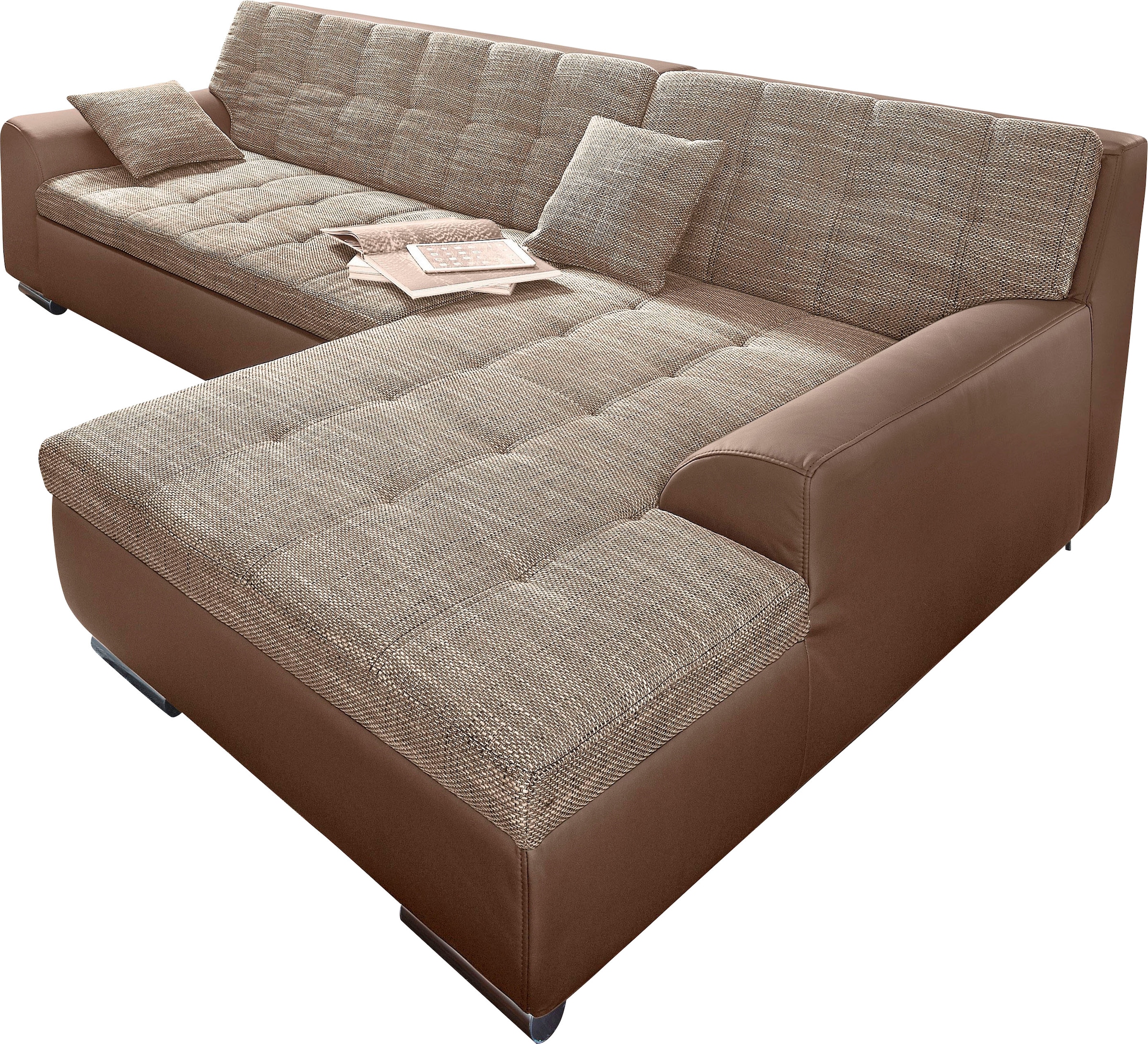 DOMO collection Ecksofa »Treviso viele Bezüge, auch in Cord, L-Form, B/T/H: günstig online kaufen