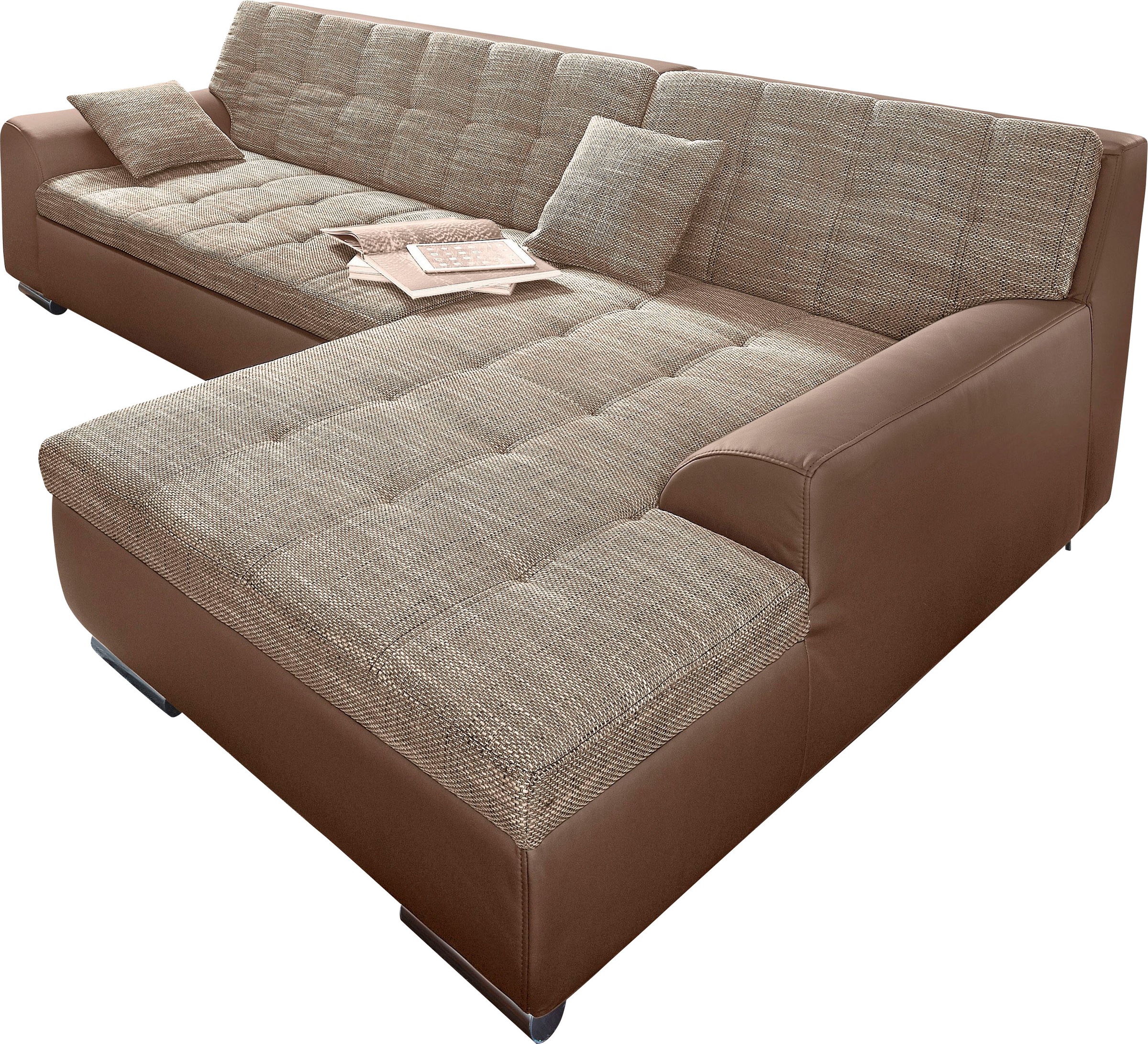 DOMO collection Ecksofa »Treviso viele Bezüge, auch in Cord, L-Form, B/T/H: günstig online kaufen