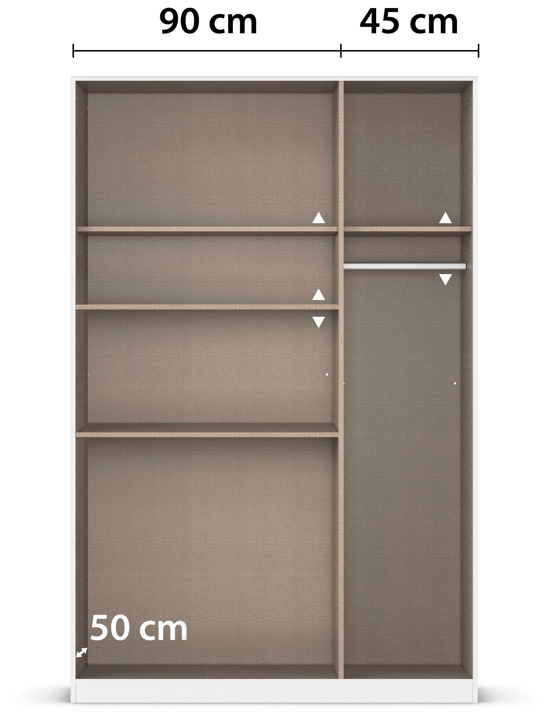 rauch Kleiderschrank »Sinsheim« mit 4 breiten Schubkästen