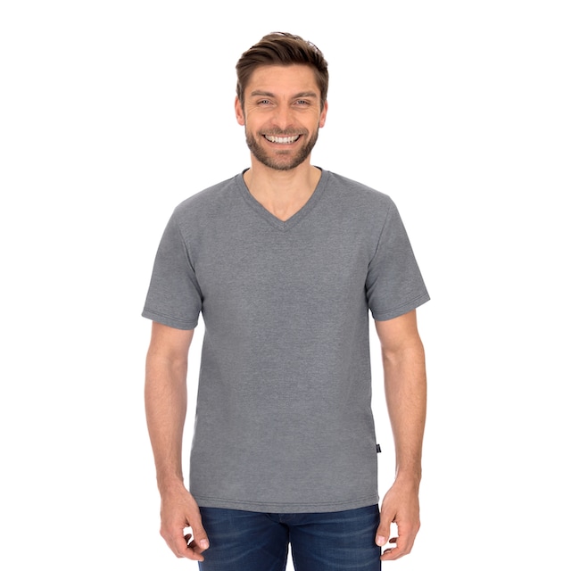 V-Shirt bestellen T-Shirt Baumwolle« »TRIGEMA Trigema DELUXE online