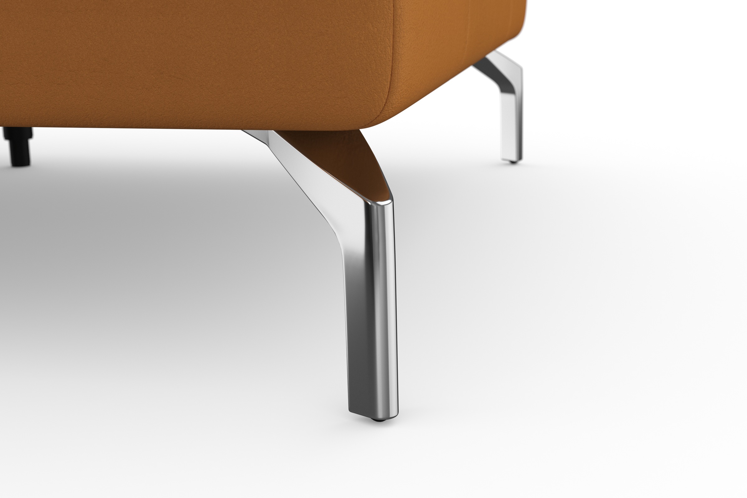 sit&more Ecksofa »Bendigo L-Form«, inklusive Sitztiefenverstellung, Bodenfreiheit 15 cm, in 2 Fußfarben