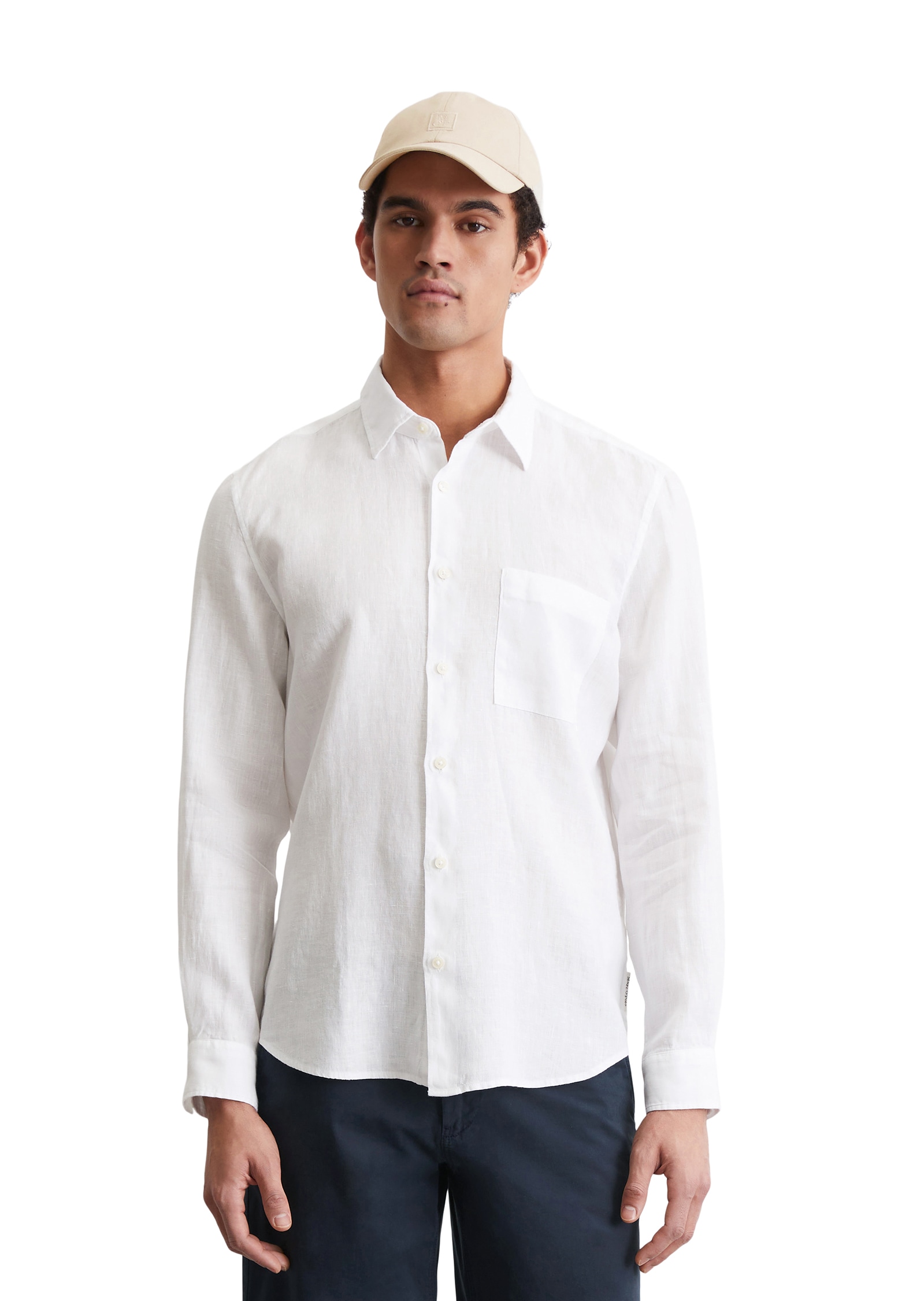 Marc O'Polo Leinenhemd, im klassisch cleanen Look