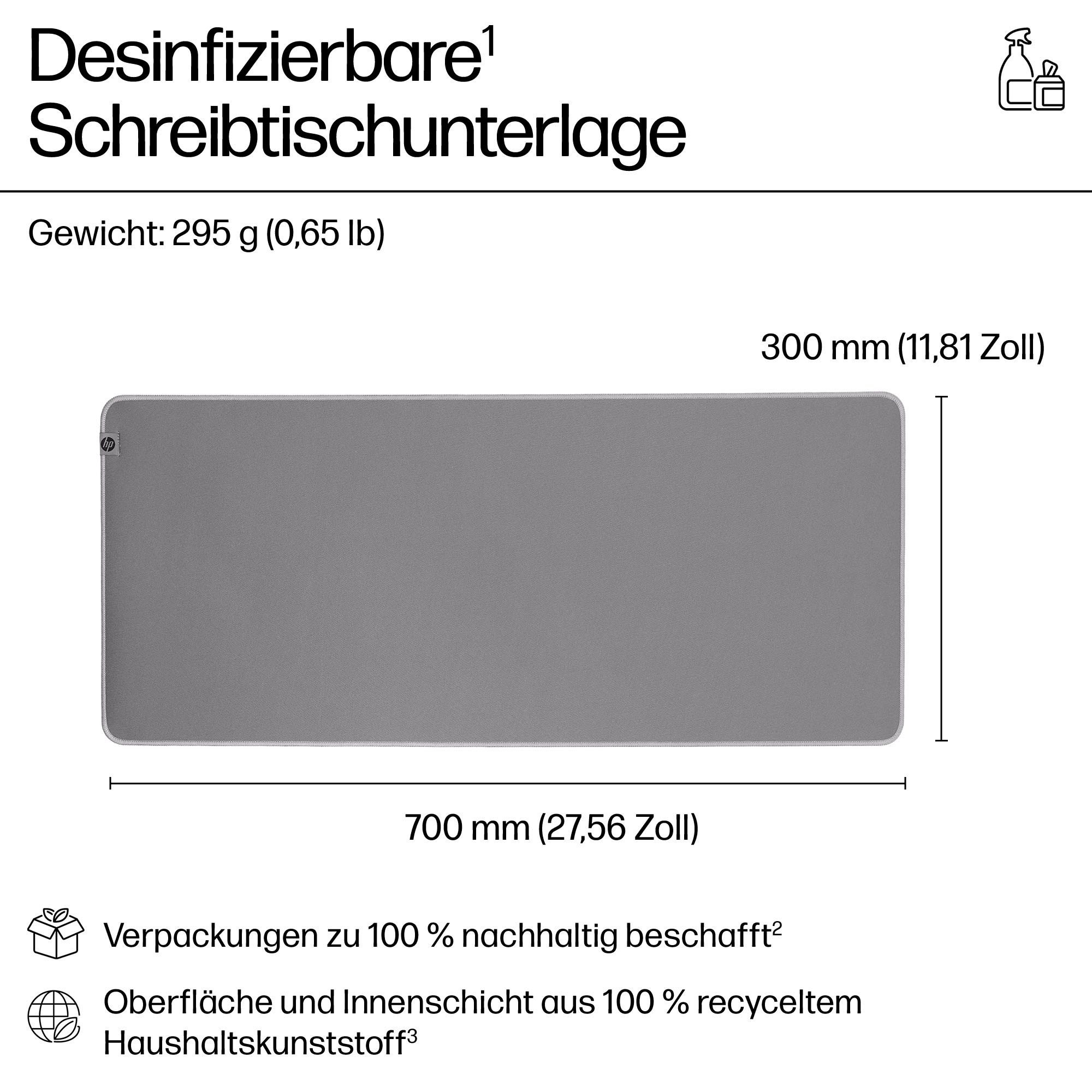 HP Mauspad »200 Desinfizierbar«