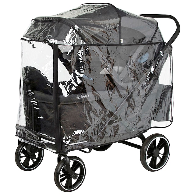 Pinolino® Bollerwagen »Cruiser Premium«, (Set), BxTxH: 118x64x116 cm, inkl.  Babyschalenadapter und Regenschutzhaube jetzt im %Sale