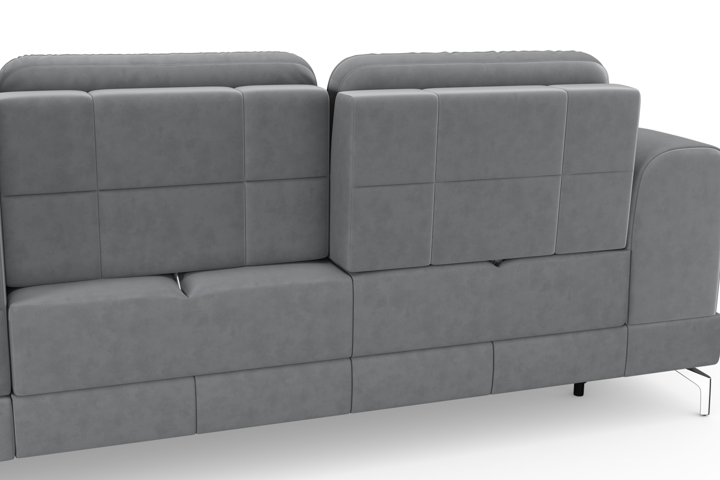 sit&more Ecksofa »Bendigo L-Form« inklusive Sitztiefenverstellung, Bodenfreiheit 12 cm, in 2 Fußfarben