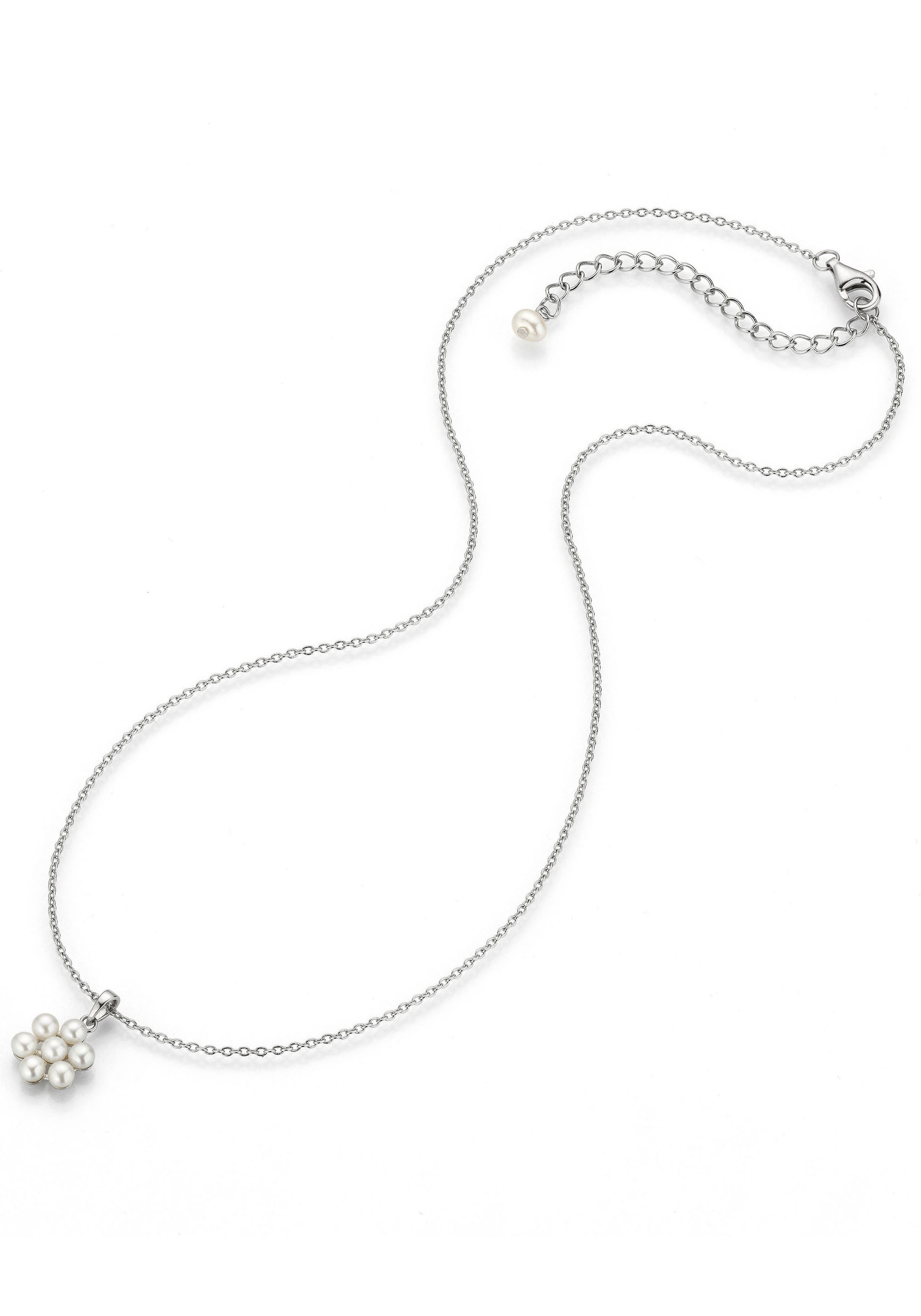 Firetti Kette mit Anhänger »Schmuck Geschenk, Blume«, Made in Germany - mit Süßwasserzuchtperle