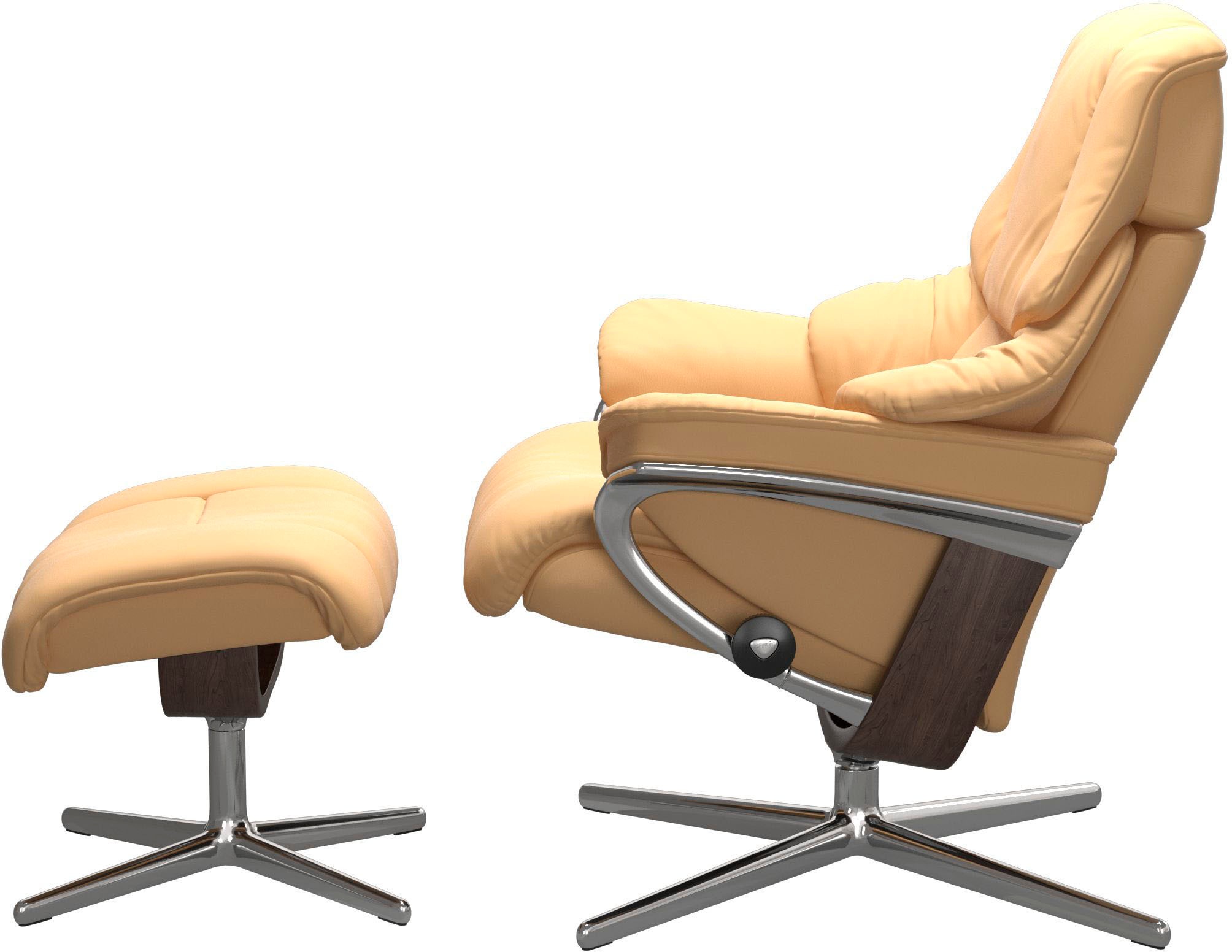 Stressless® Fußhocker »Reno«, mit Cross Base, Größe S, M & L, Holzakzent Wenge