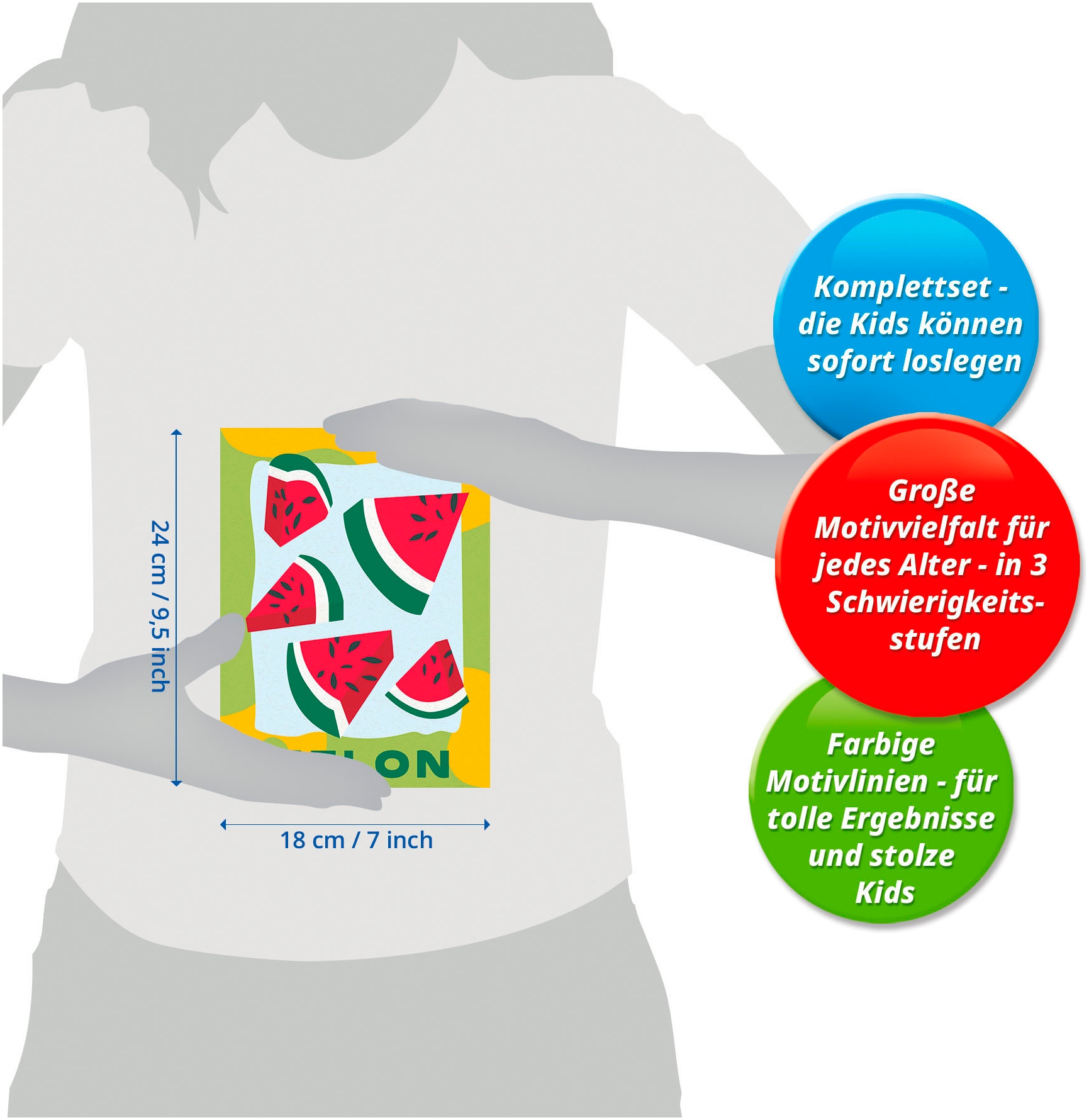 Ravensburger Malen nach Zahlen »CreArt, Melonen«, für Erwachsene; Made in Europe