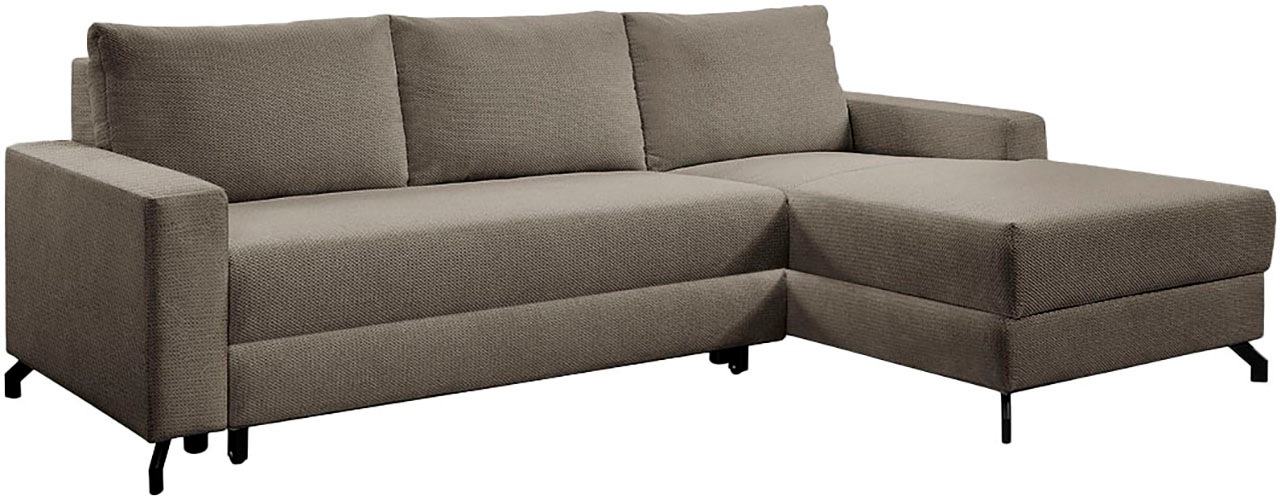 exxpo - sofa fashion Ecksofa »Quattro L-Form, B/T: 247/162 cm«, wahlweise m günstig online kaufen
