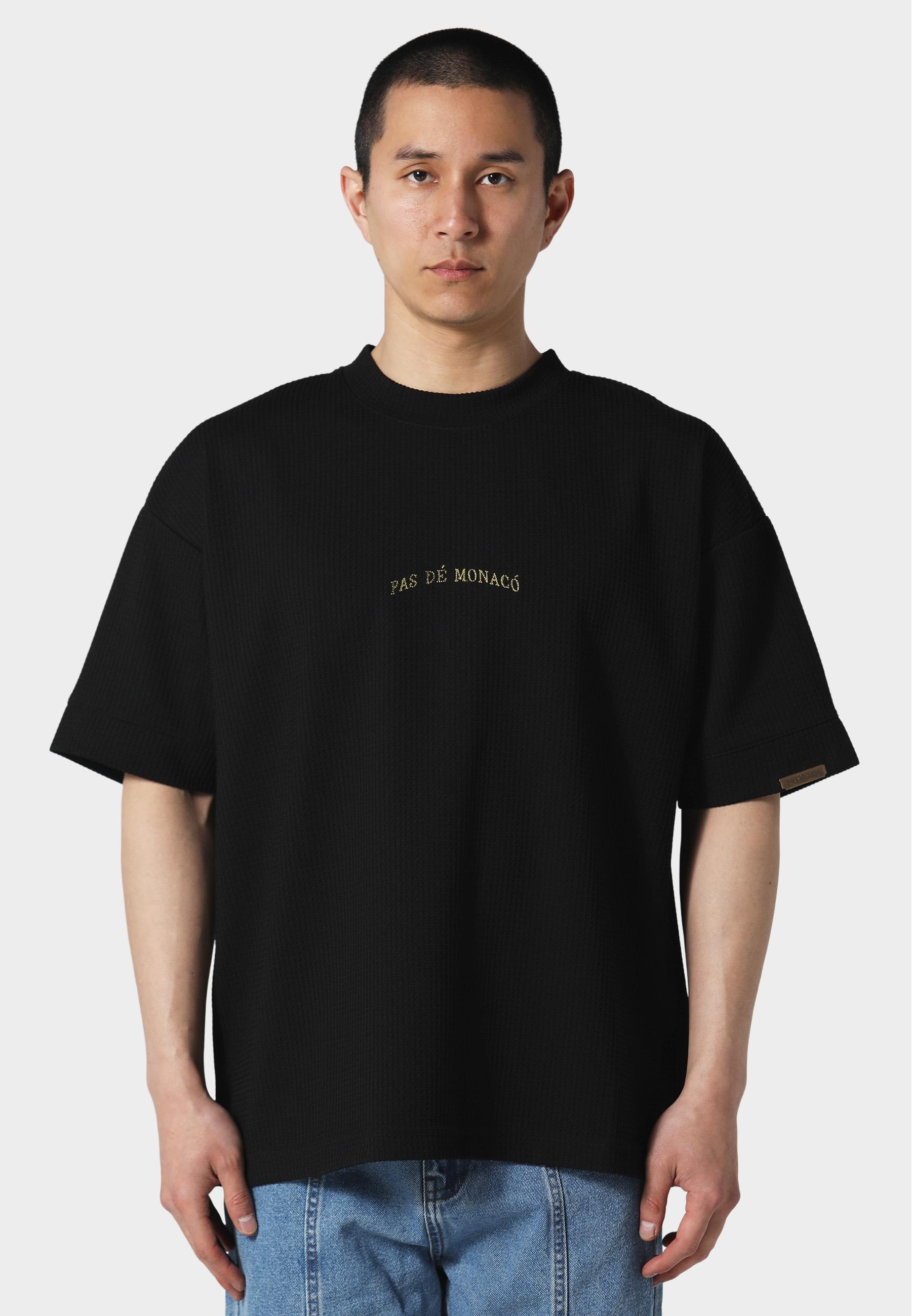 Pas De Monaco T-Shirt »Pas De Monaco WAFFLE T-SHIRT« 1 Stk.