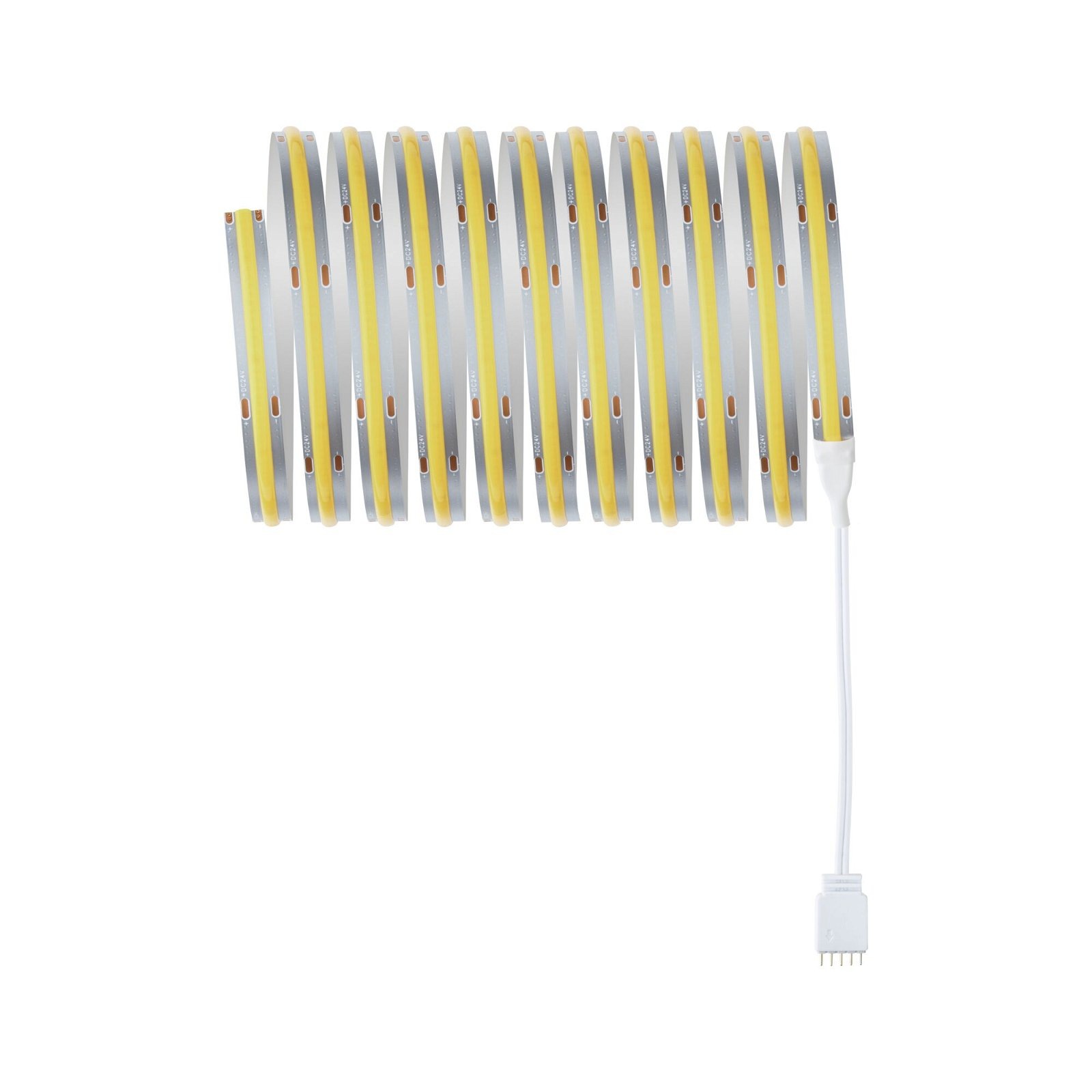Paulmann LED-Streifen »MaxLED 500 Basis Set 3m Daylight 6500K 19W 230/24V silber Kunststoff«, 1 St.-flammig, Full-Line COB