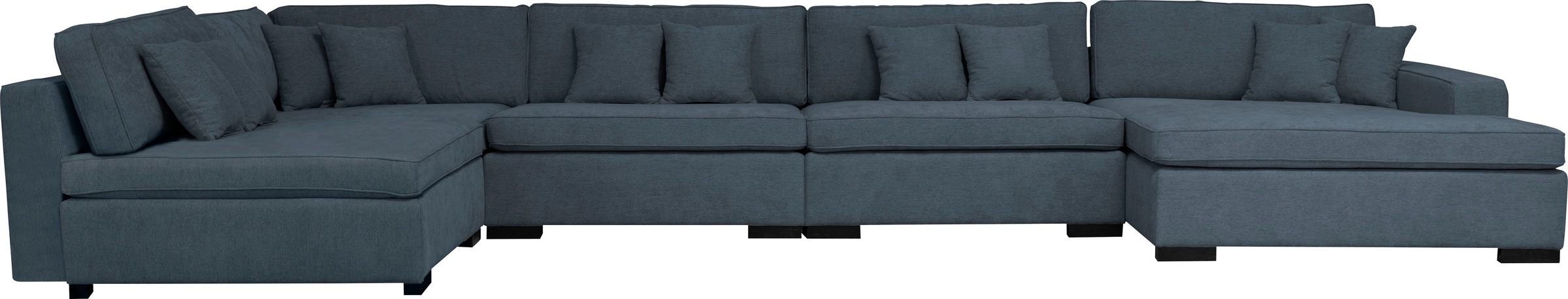 Home affaire Wohnlandschaft »Skara XXL U-Form«, Lounge-Sofa XXL mit Federke günstig online kaufen