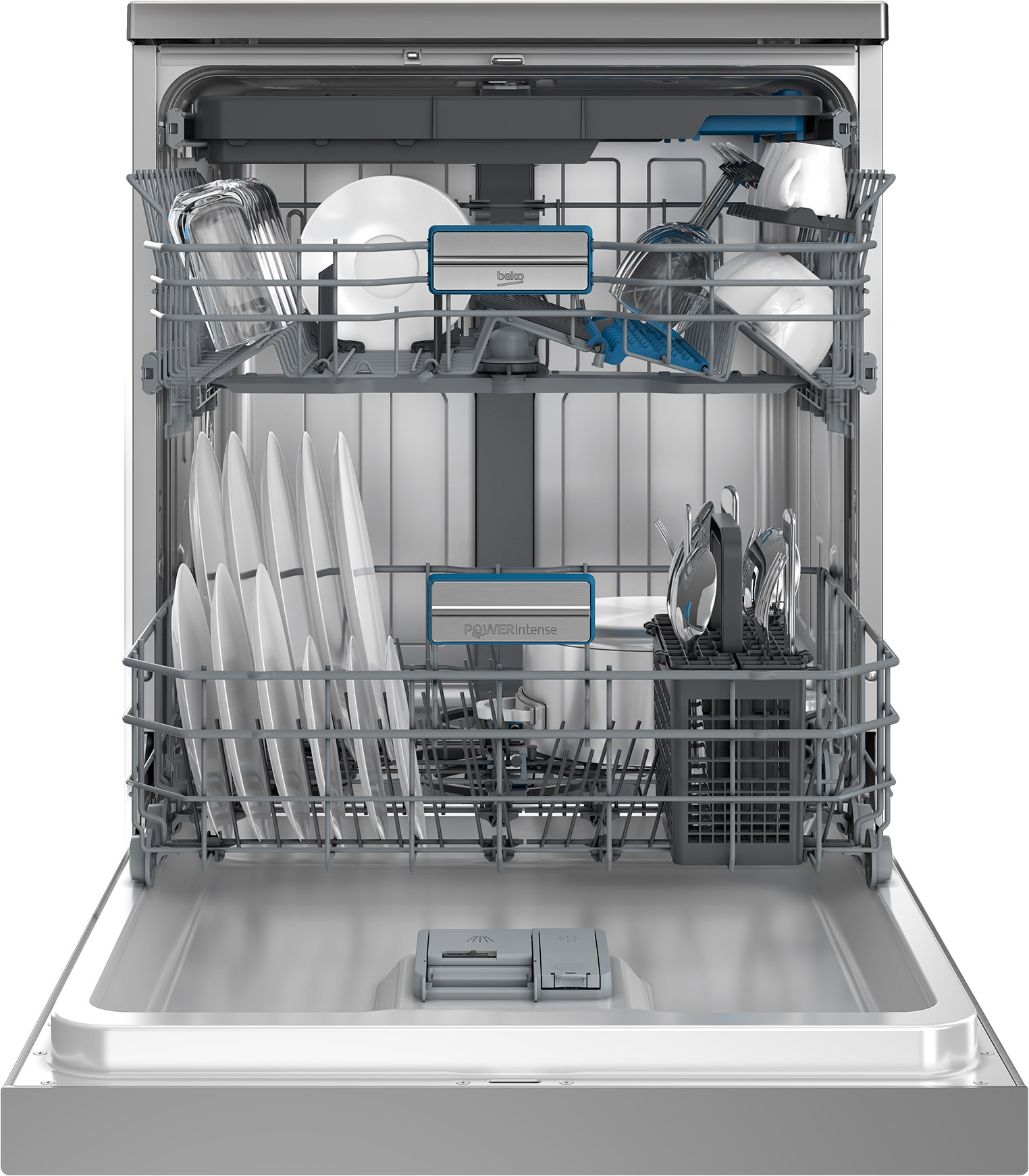 BEKO Standgeschirrspüler »BDFN36561XP« 8,9 l 15 tlg. Maßgedecke