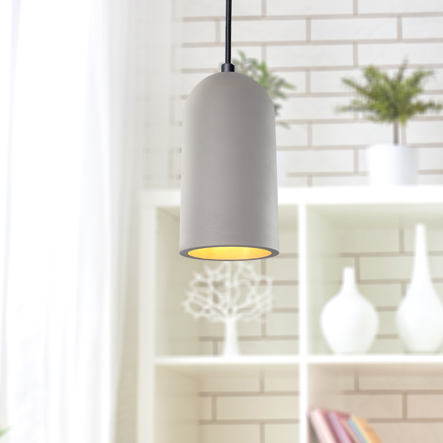 Paco Home Pendelleuchte »ALTONA«, 1 flammig-flammig, LED, E27, Lampe Für Wohnzimmer Esszimmer Küche, Höhenverstellbar