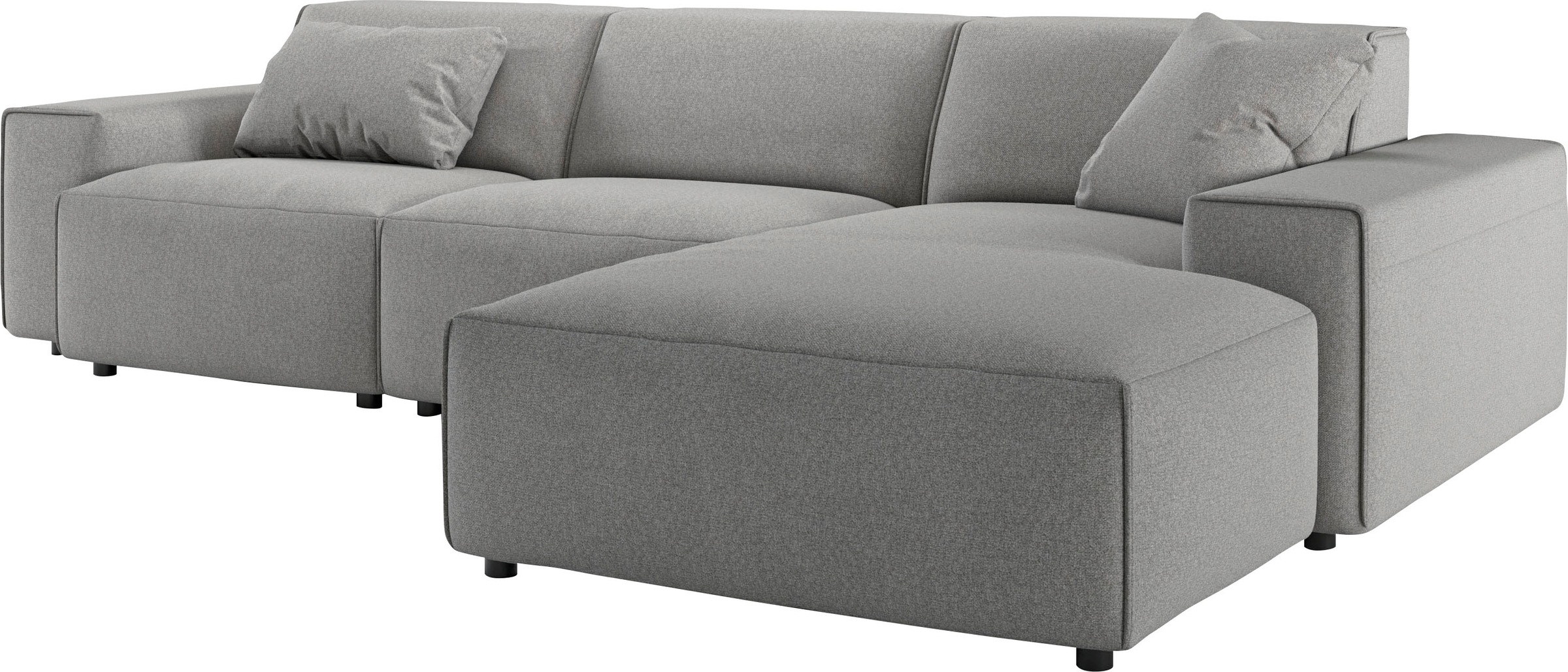 andas Ecksofa »Glimminge auch in Breitcord, Feincord, Bouclé + Easy care-Bezug«, L-Form, Breite 294, Zierkissen