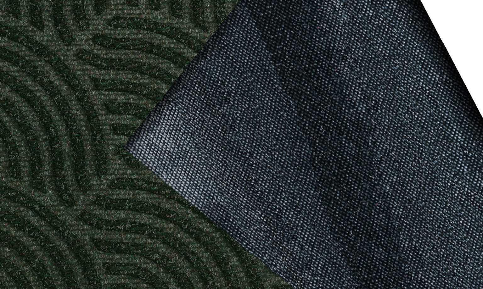 wash+dry by Kleen-Tex Fußmatte »Waves midnight green«, rechteckig, 8 mm Höhe