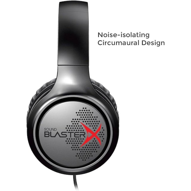 Creative Gaming-Headset »Sound BlasterX H3«, Mikrofon abnehmbar- Rauschunterdrückung, für PC, PS4 und XBOX One online kaufen