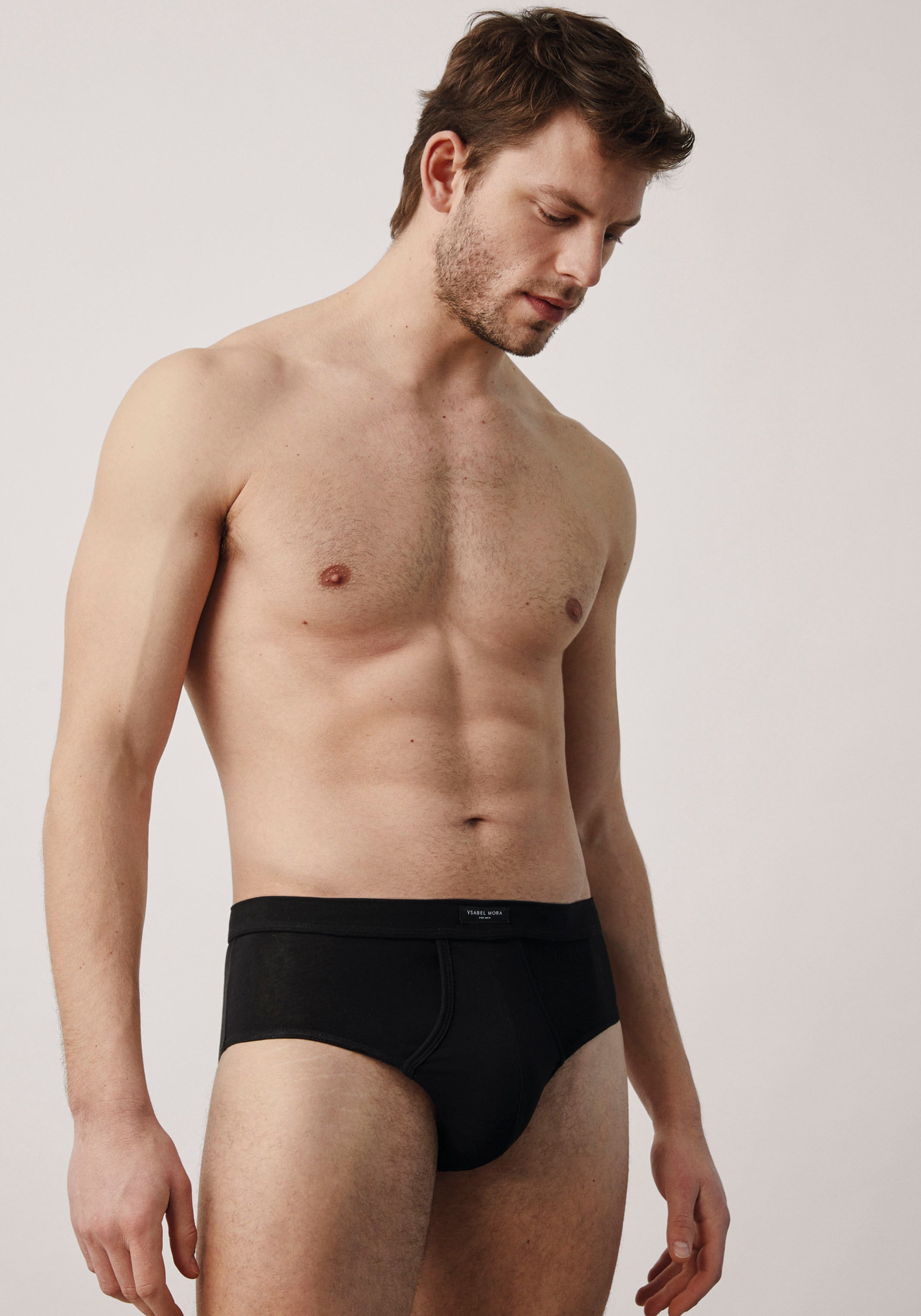 YSABEL MORA Slip »BASIC COLLECTION COTTON«, (3er Pack), mit praktischem Eingriff im Schritt