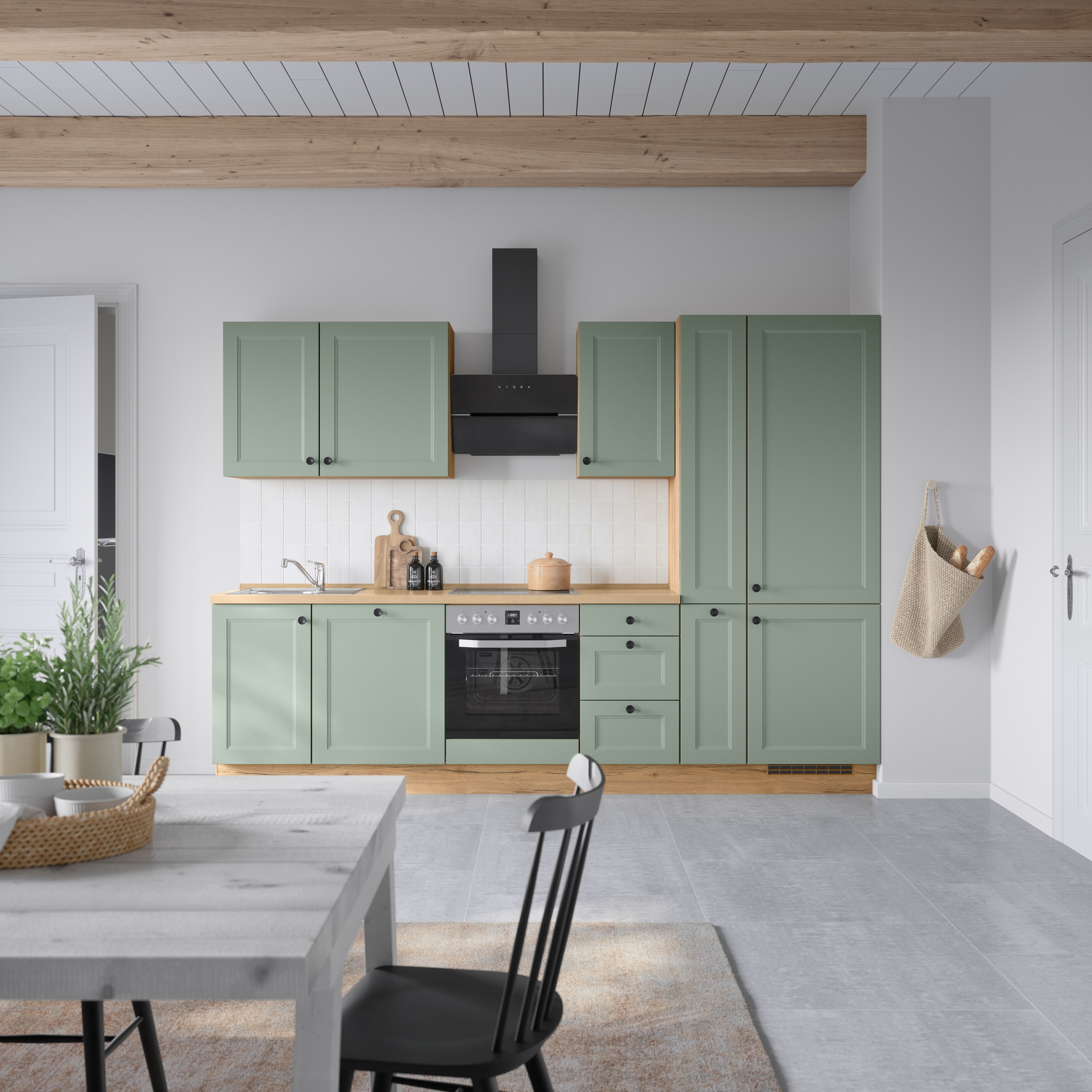 nobilia® Küchenzeile »"Cascada II"«, vormontiert, Breite 300 cm, Ausrichtun günstig online kaufen