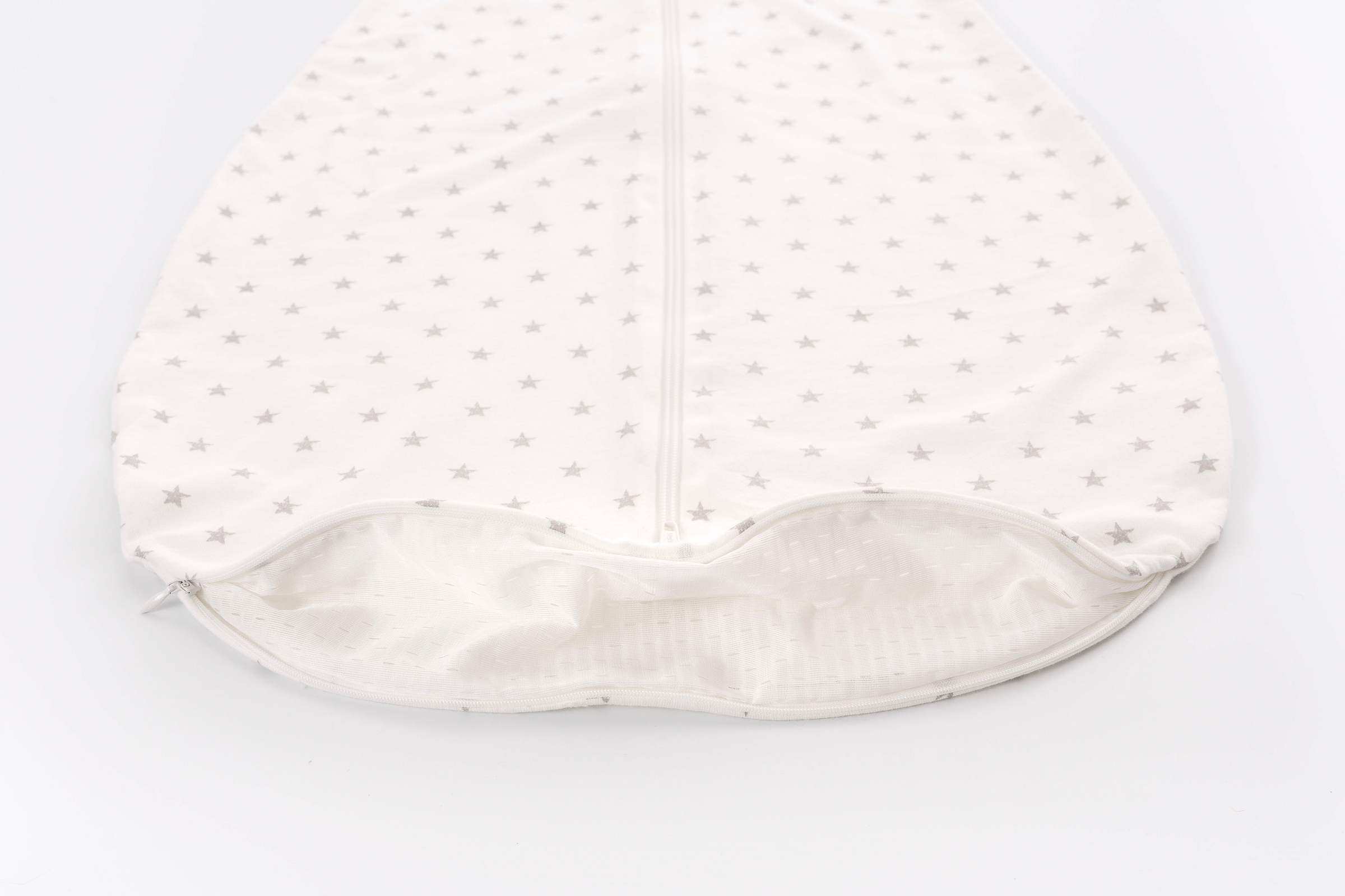 Träumeland Babyschlafsack »Sommerschlafsack LIEBMICH Baumwolle, Design Sternchen grau«, (1 tlg.)