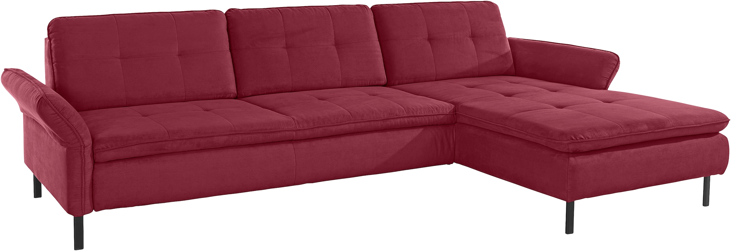 INOSIGN Ecksofa »Birkholm L-Form«, Armlehnverstellung, auch in Easy Clean Bezug - mit Wasser zu reinigen