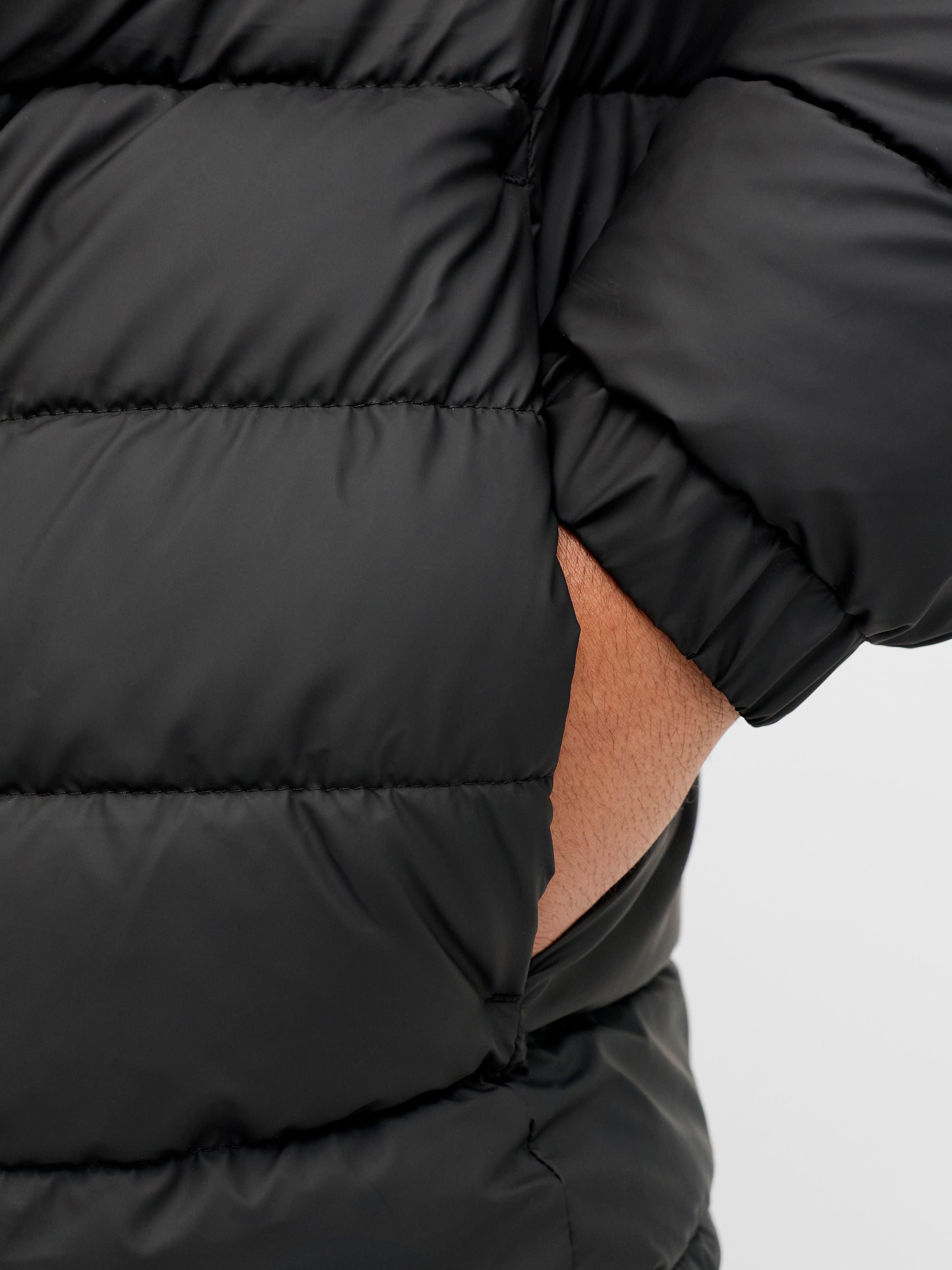 Jack & Jones PlusSize Steppjacke »JCOPOINT PU PUFFER JACKET BF PLS« mit Kapuze