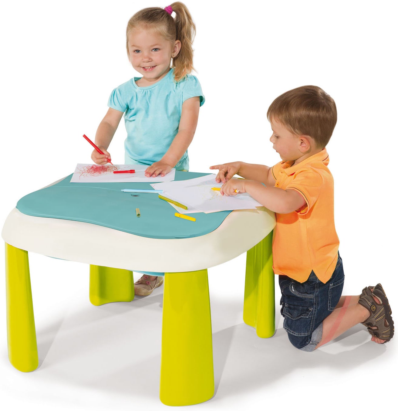 Smoby Spieltisch »Sand- und Wasserspieltisch«, mit 2 herausnehmbaren Wannen; Made in Europe
