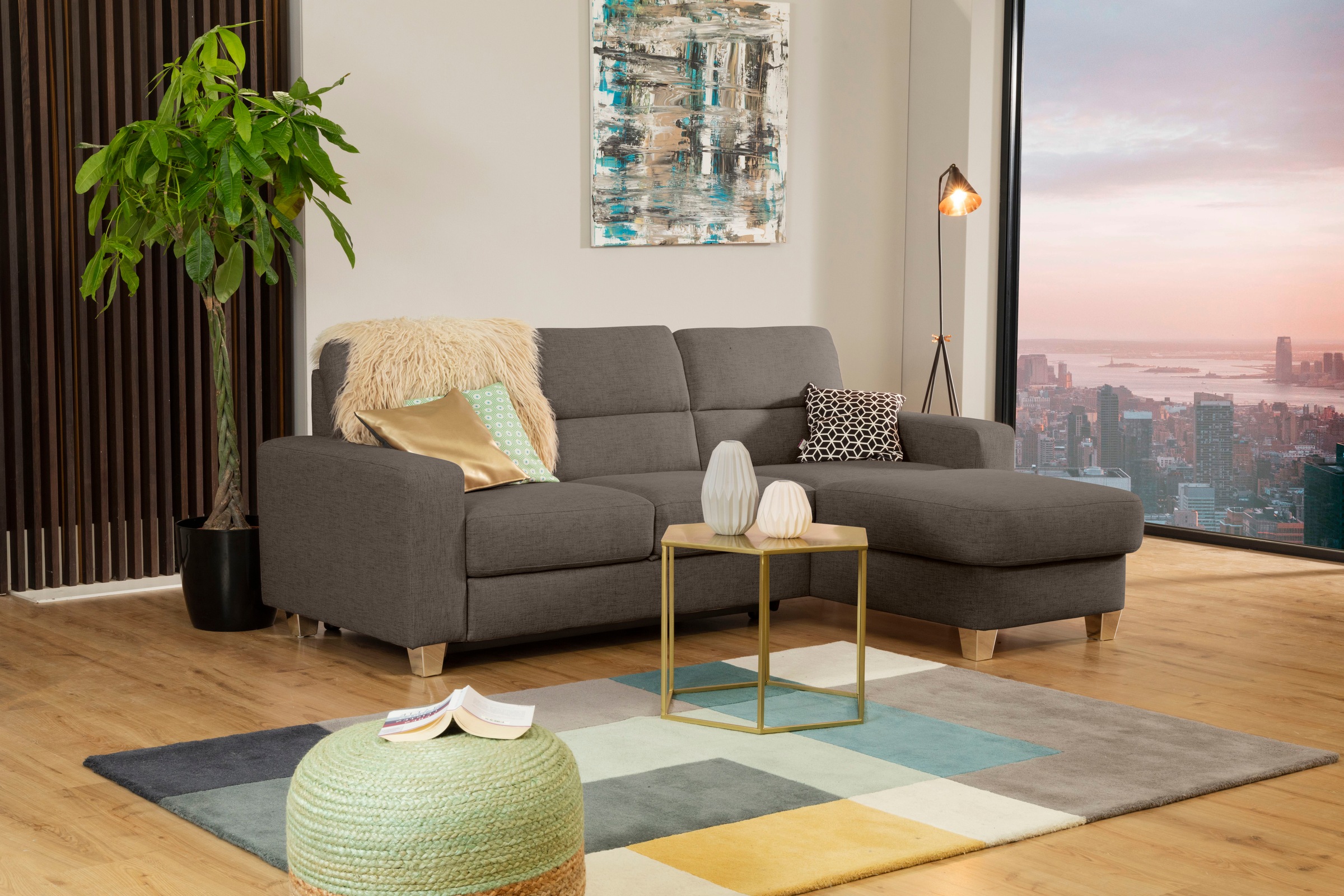 alina Ecksofa »Ilana« wahlweise mit Bettfunktion und Stauraum günstig online kaufen