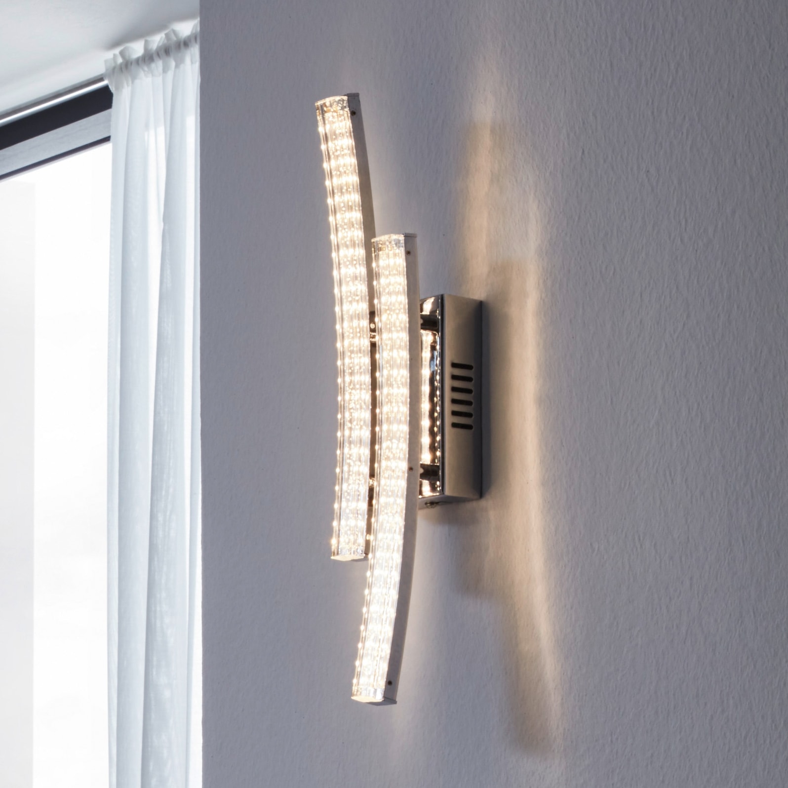 EGLO LED Wandleuchte »PERTINI«, 2 flammig, Leuchtmittel LED-Board | LED fest integriert