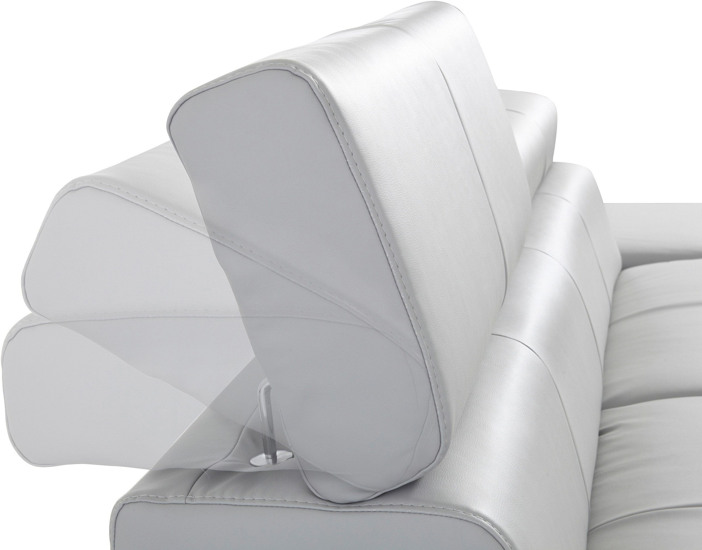 COTTA 3-Sitzer »Enterprise«, Big-Sofa, mit Armteilverstellung & Kopfteilverstellung