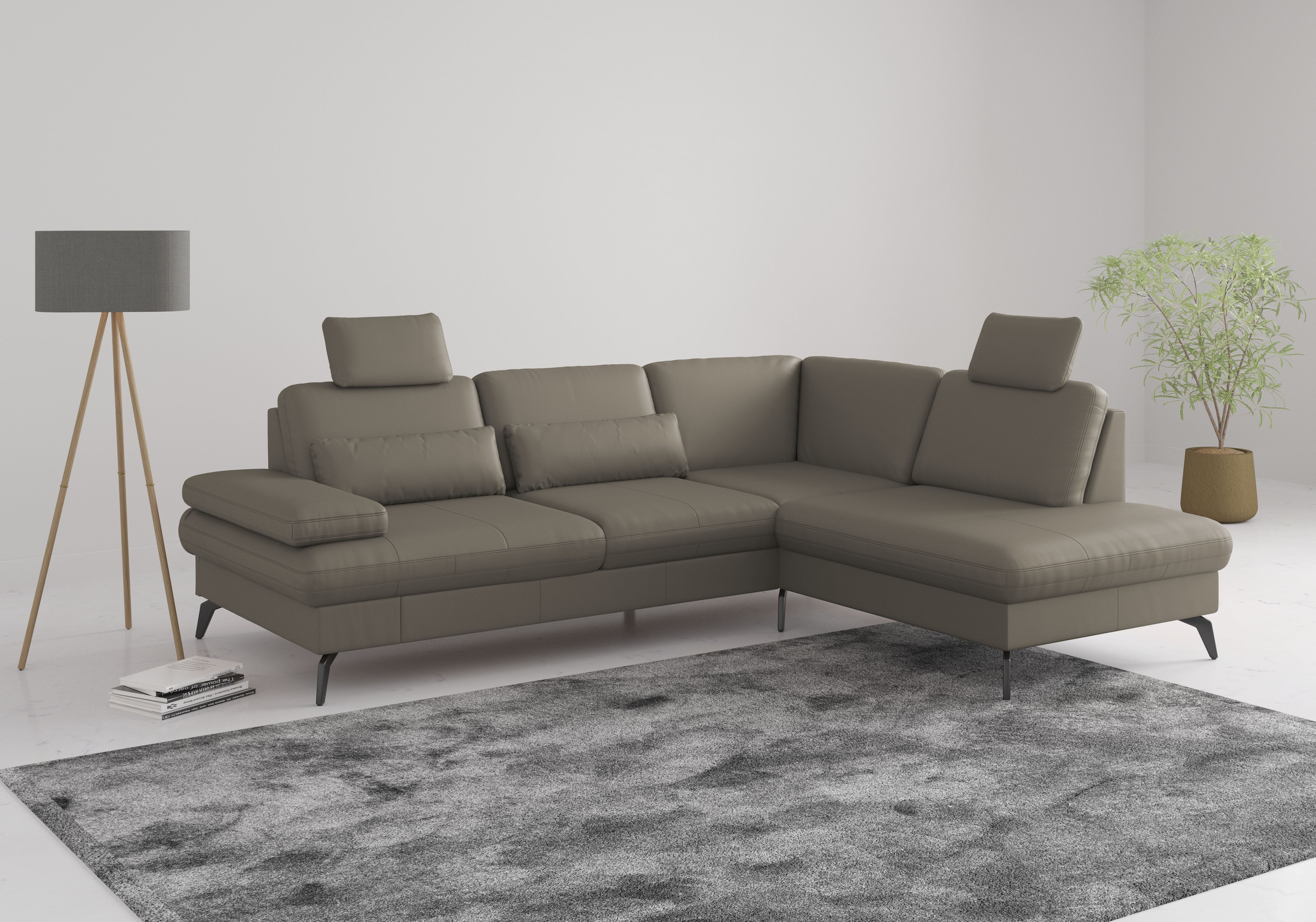 sit&more Ecksofa »Morris L-Form, inkl. Sitztiefenverstellung« wahlweise mit günstig online kaufen