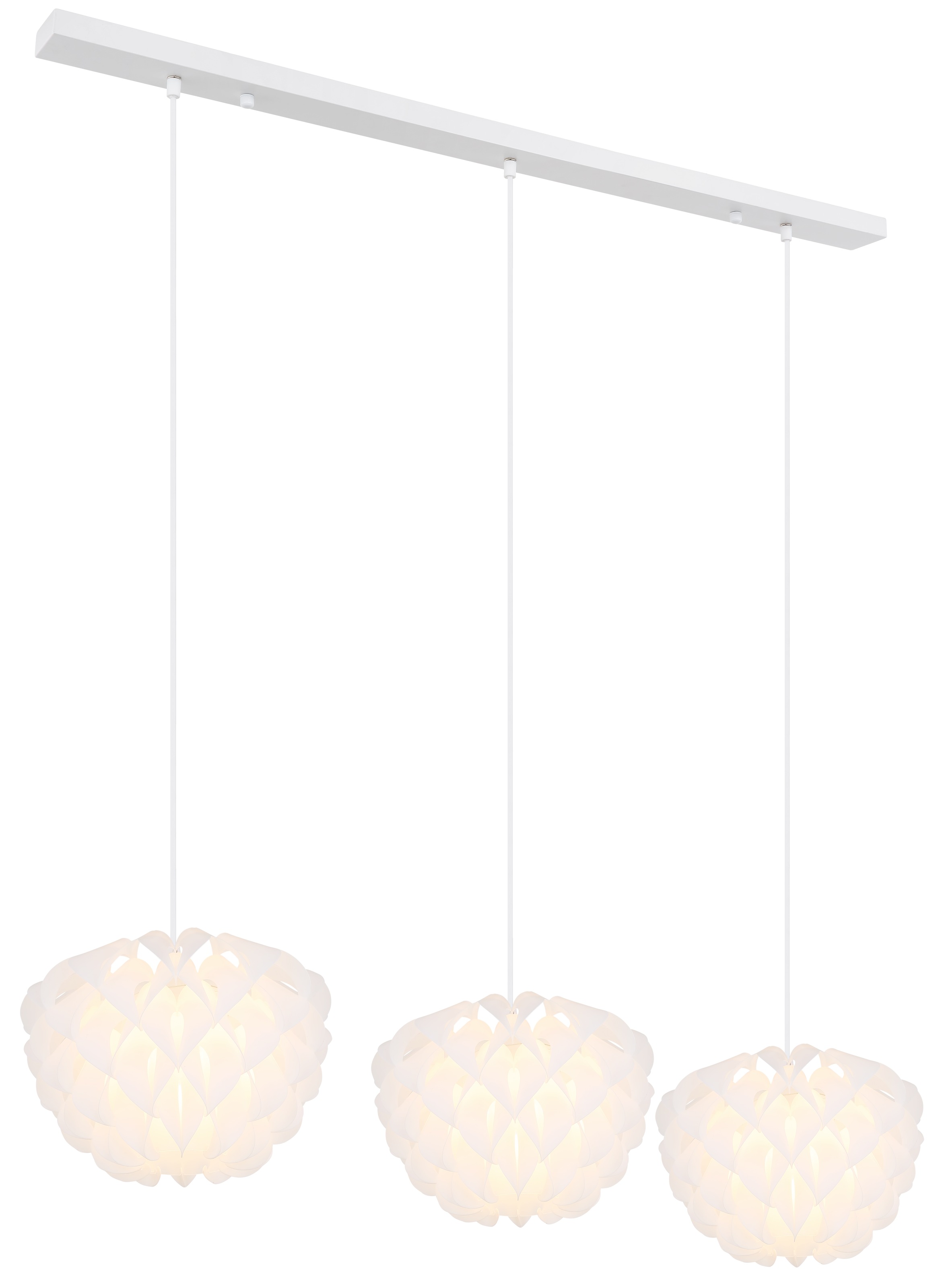 GLOBO LIGHTING Hängeleuchte »IRENE«, Leuchtmittel E14 | ohne Leuchtmittel, Hängelampe/Pendelleuchte/Esszimmer/Wohnzimmer/Esstisch