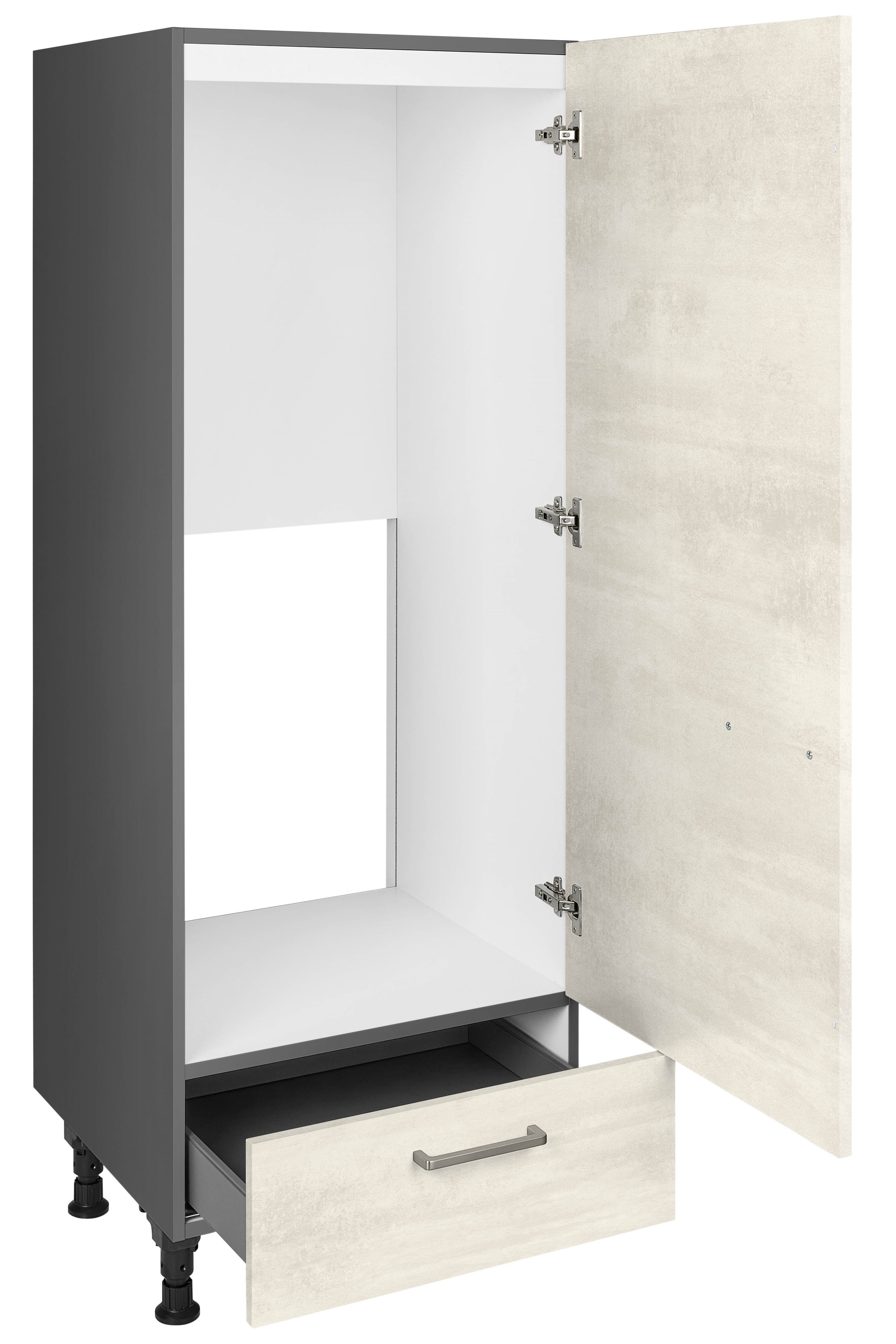 nobilia® Kühlumbauschrank »"Riva", Ausrichtung wählbar, mit Schubkasten,« v günstig online kaufen