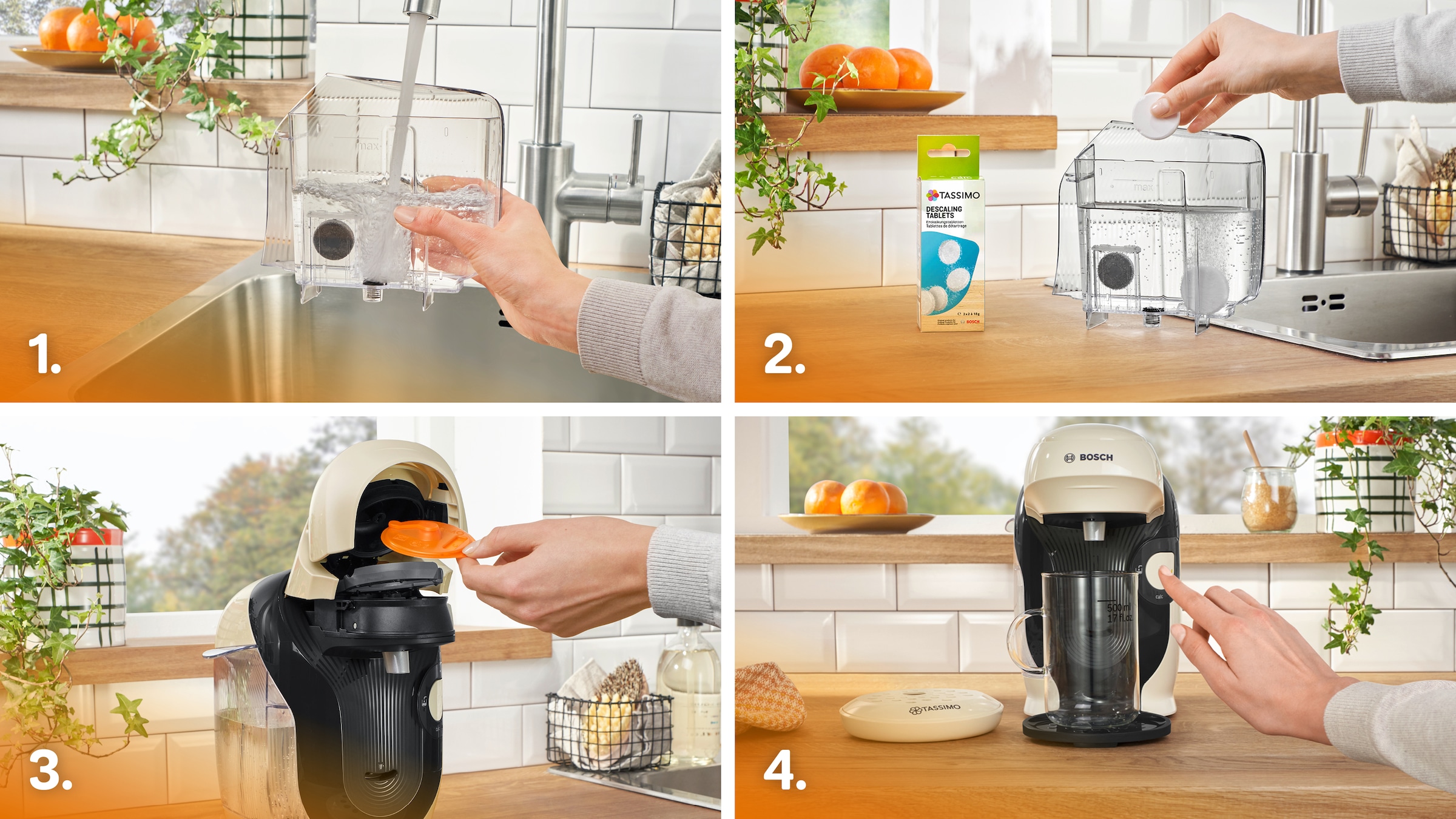 TASSIMO Kapselmaschine »style friendly TAS117E, über 70 Getränke, platzsparend«, nachhaltig, geeignet für alle Tassen, Wassertank 0,7 L, creme/schwarz