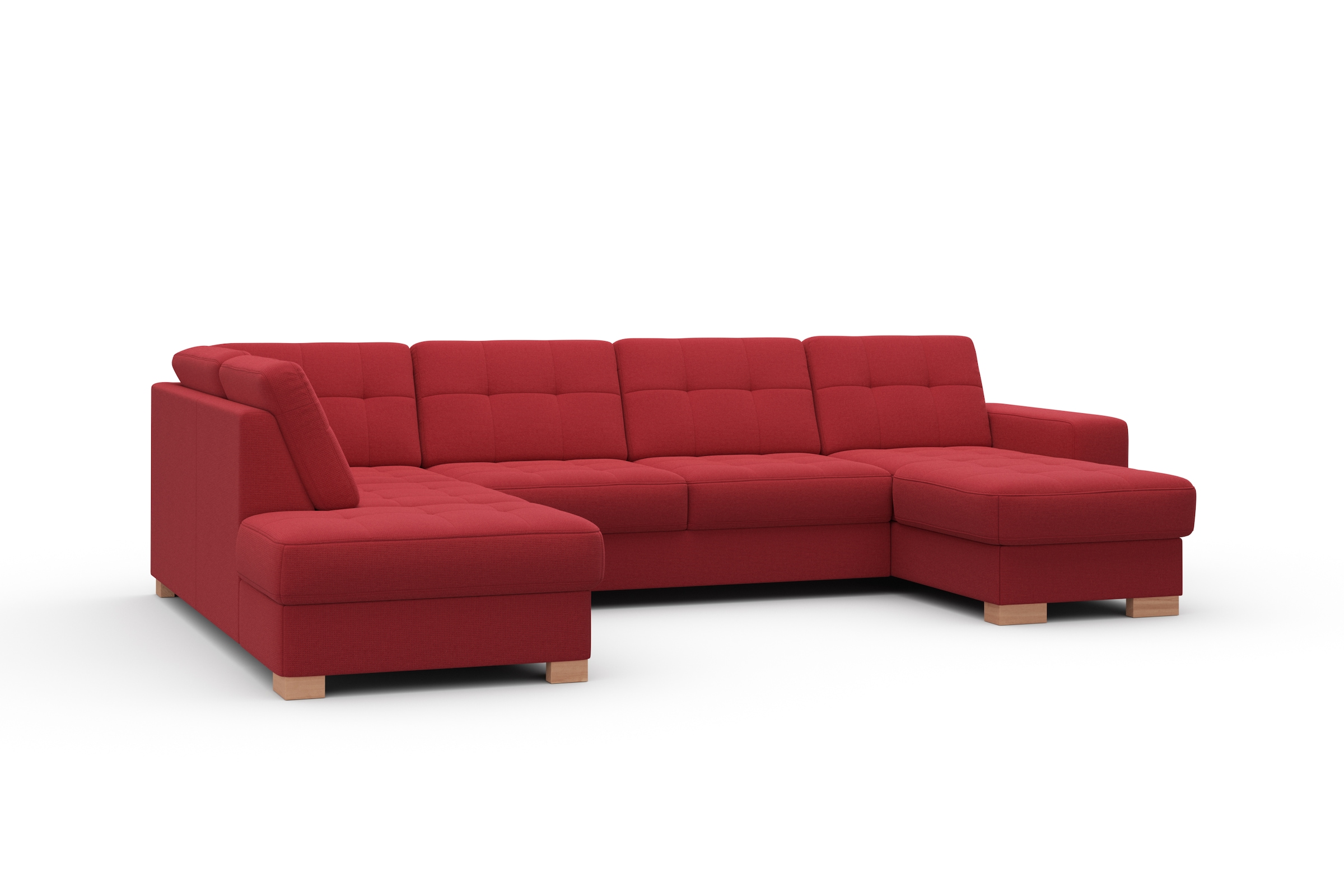 sit&more Wohnlandschaft »Quincy U-Form«, wahlweise mit Bettfunktion und Bettkasten