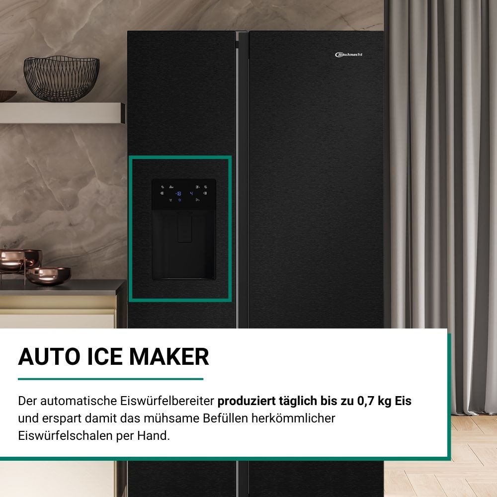 BAUKNECHT Side-by-Side »SBS IW E90 Black«