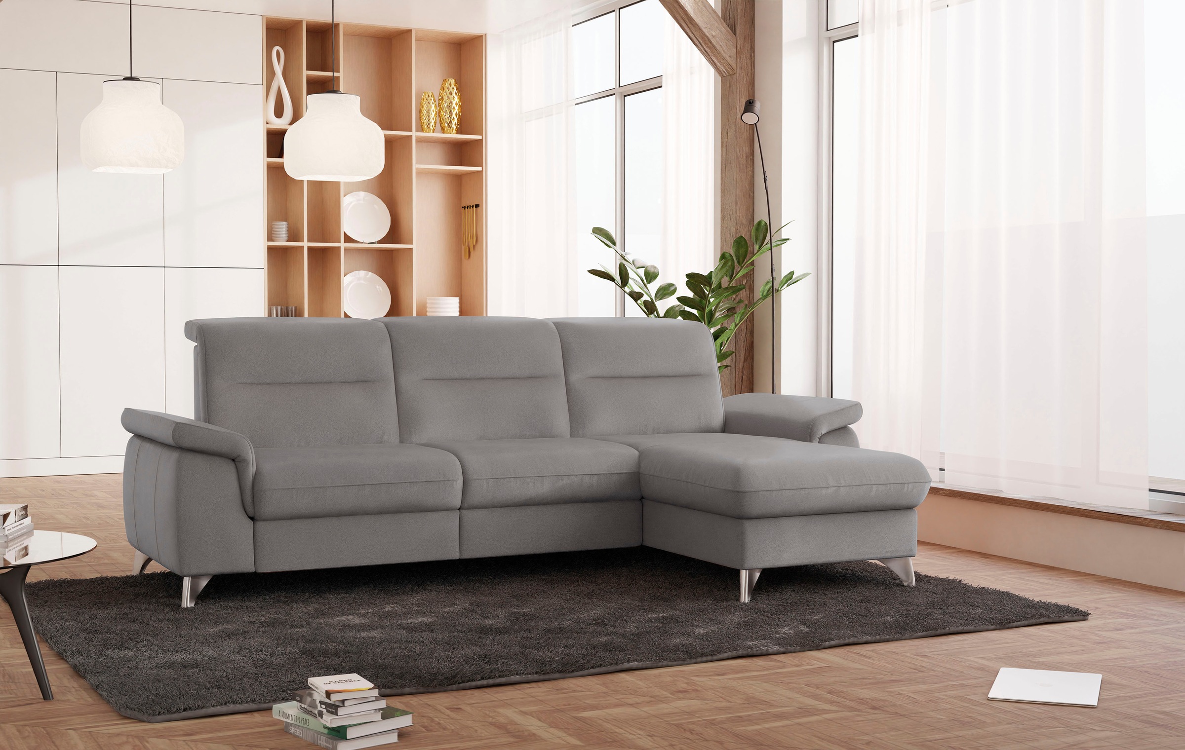 sit&more Ecksofa »Astoria L-Form«, wahlweise mit motorischer Relaxfunktion günstig online kaufen