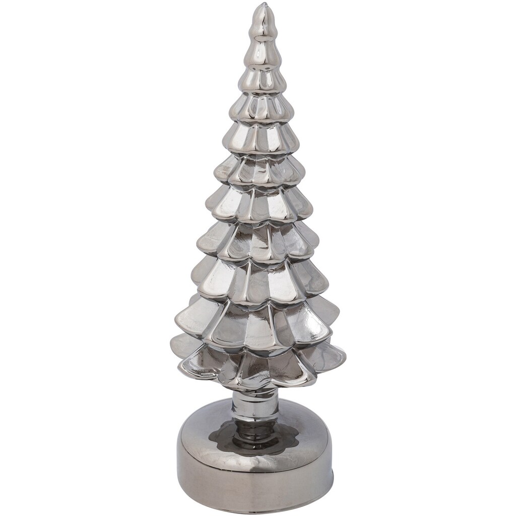 Creativ light LED Baum »Weihnachtsdeko«, 2er Set, Tannenbaum aus Glas