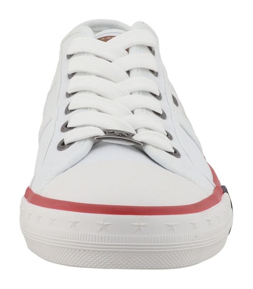 Mustang Shoes Sneaker »Calogero«  Freizeitschuh, Halbschuh, Schnürschuh mit modischen Kontrastnähten