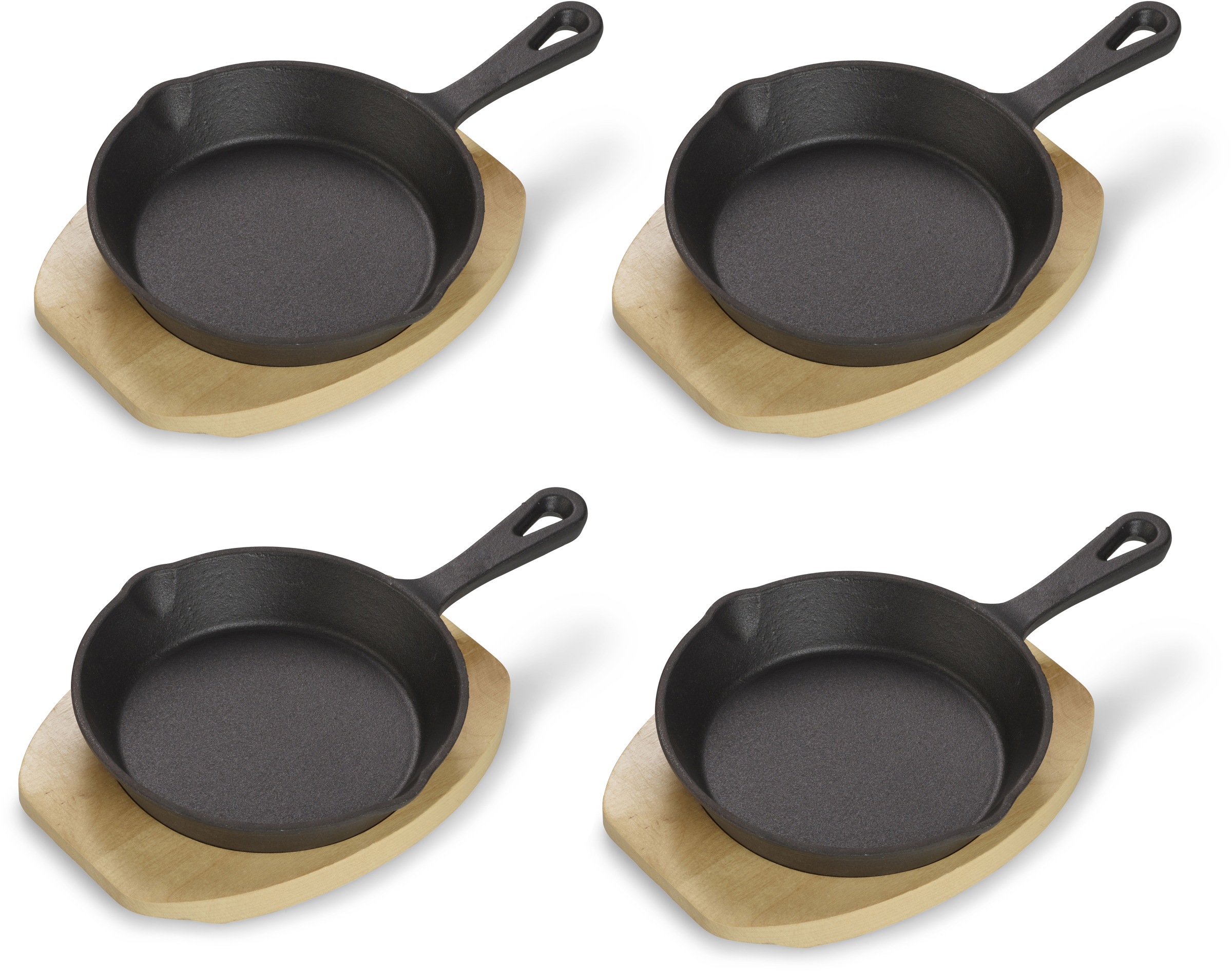 ECHTWERK Servierpfanne »4x Pfännchen« Gusseisen Set, 4 Stk. tlg. inkl. deko günstig online kaufen