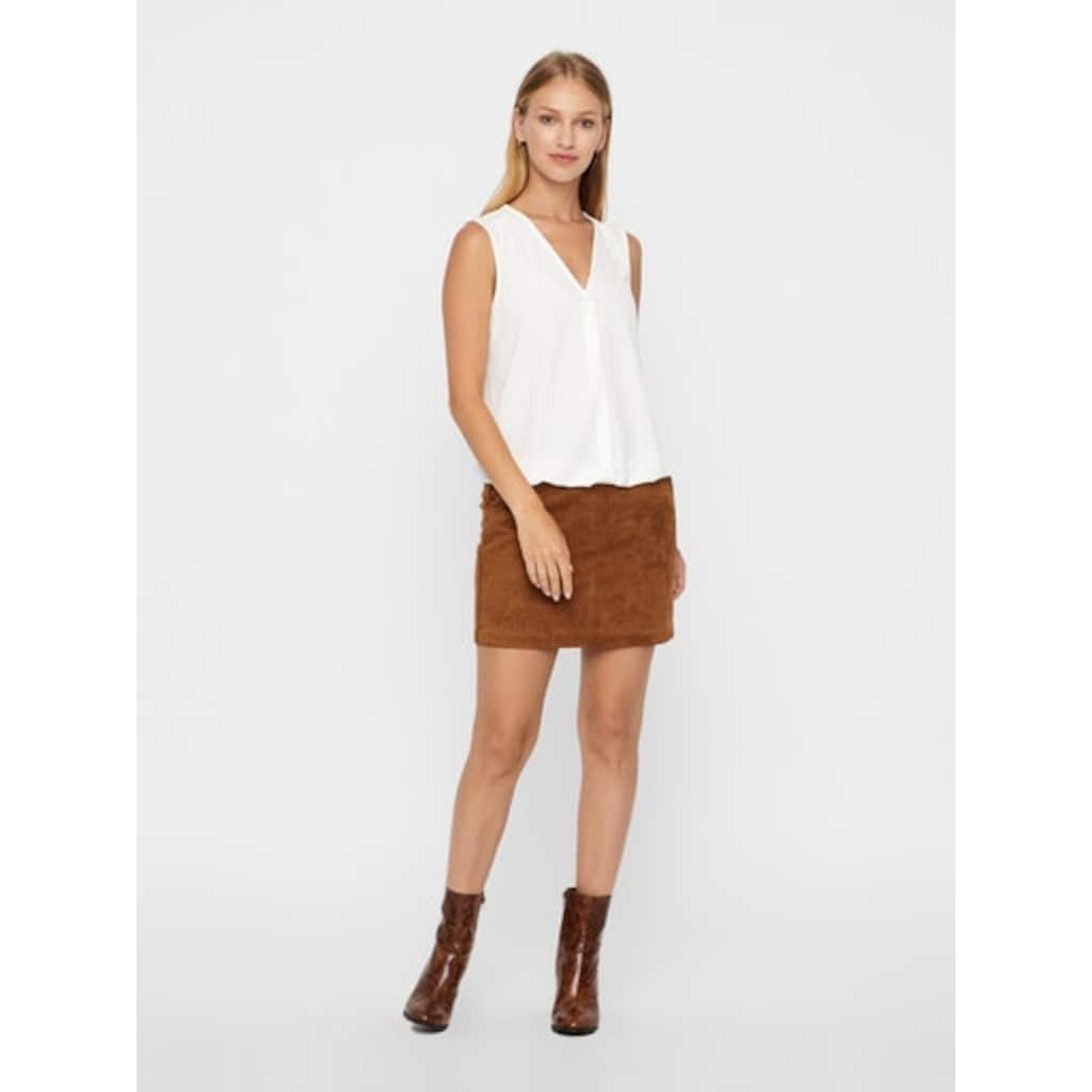 Vero Moda Lederimitatrock »VMDONNADINA FAUXSUEDE SHORT SKIRT«