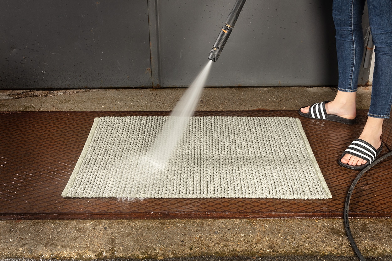 PAD Fußmatte »TAIL« rechteckig 12 mm Höhe Schmutzfangmatte, handgewebt, Flechtdesign, In- und Outdoor geeignet