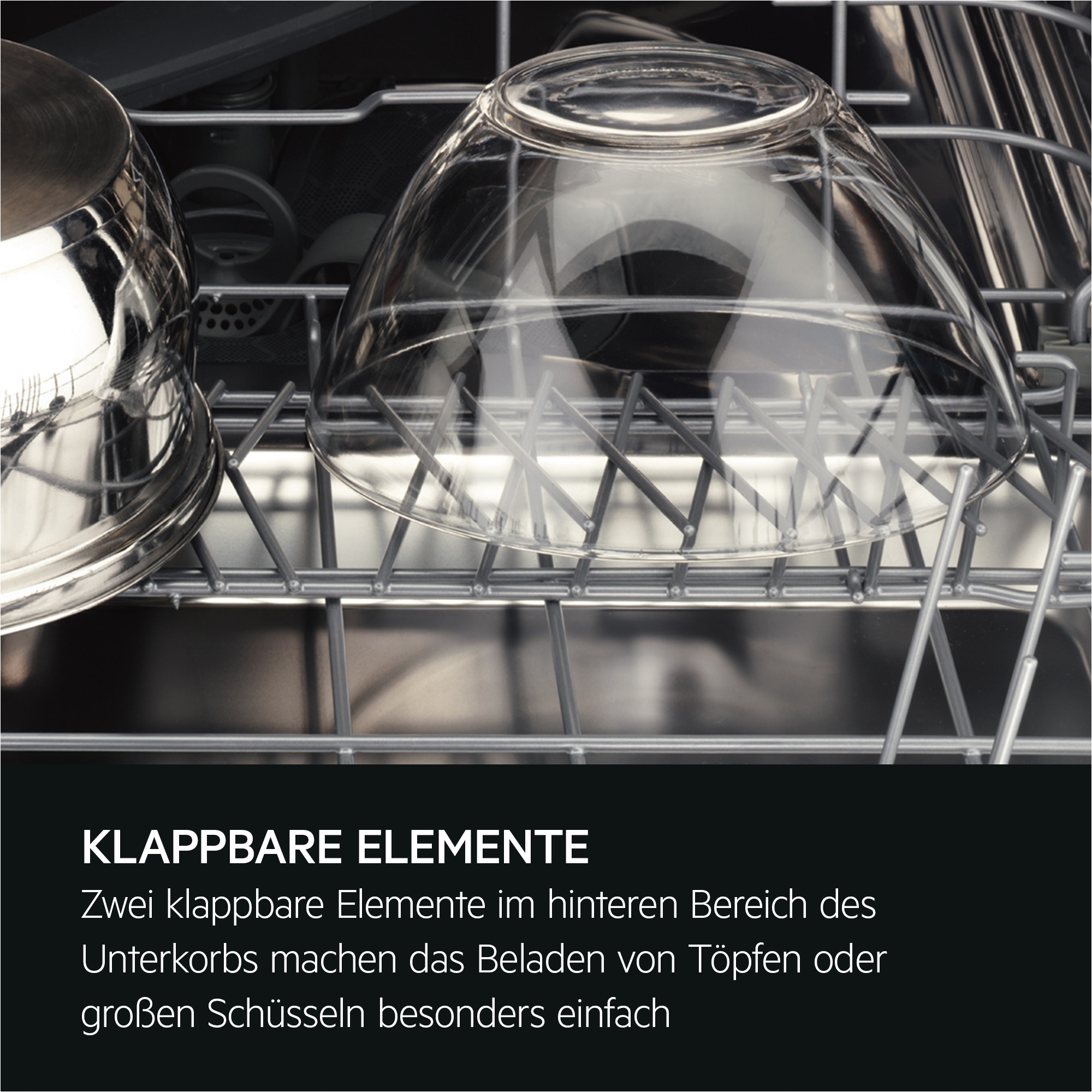AEG Unterbaugeschirrspüler 6000 »GU620C2SCM« Spülmaschine – starke Sprühabdeckung, viel Platz & sauber