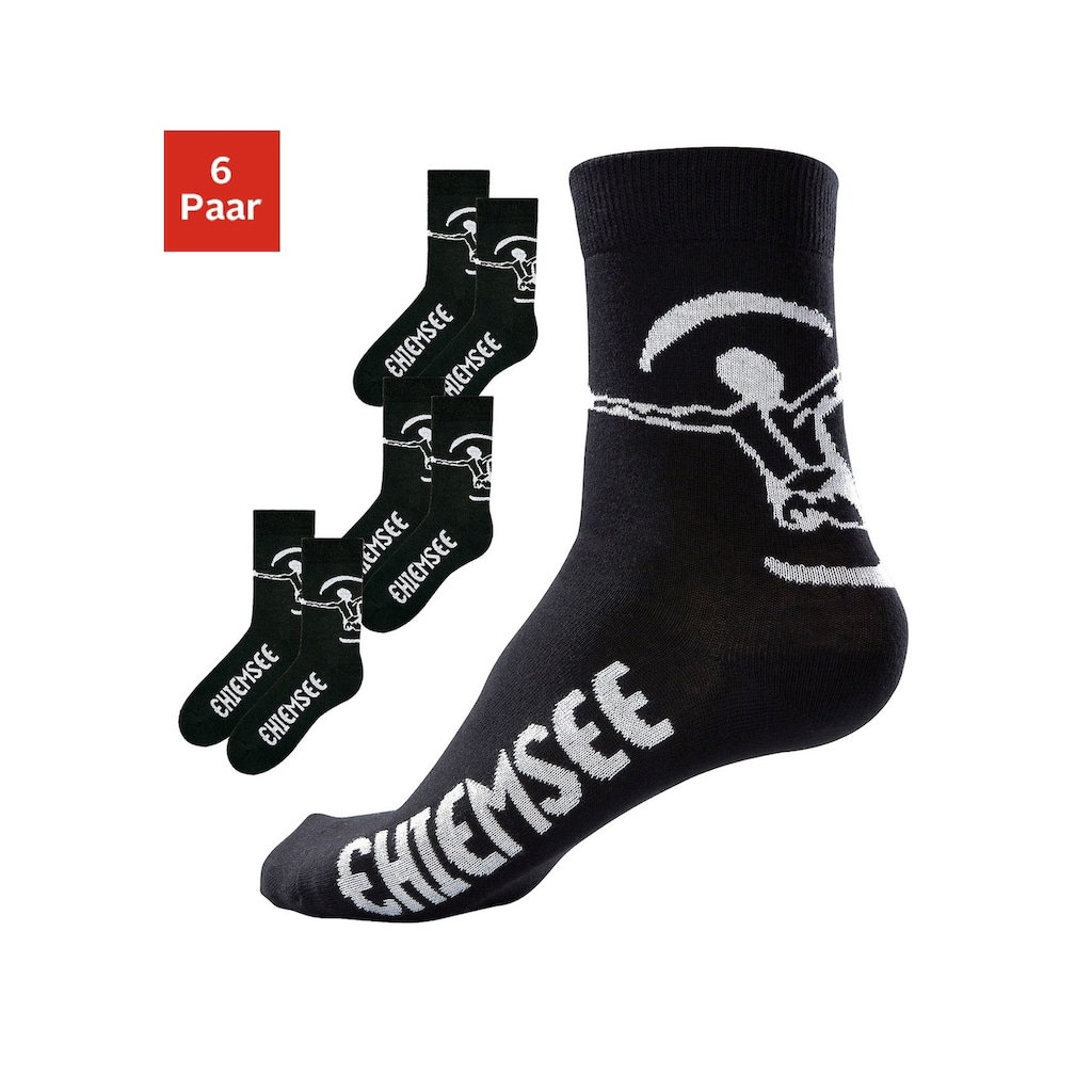 Chiemsee Freizeitsocken, (Set, 6 Paar), in pflegeleichter Markenqualität