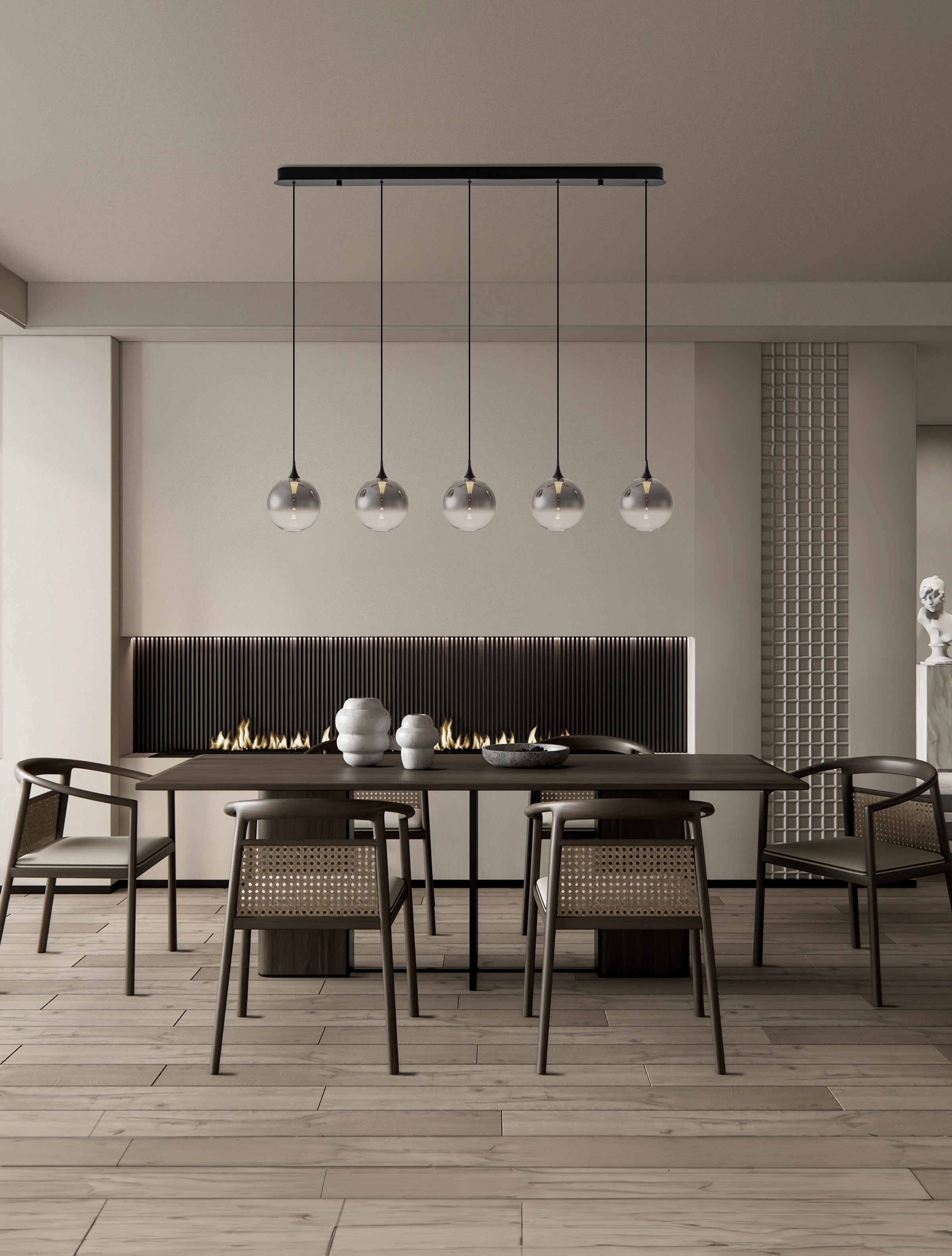 Nova Luce Pendelleuchte »ORENDA« LED-Modul 1 Stk. Warmweiß günstig online kaufen