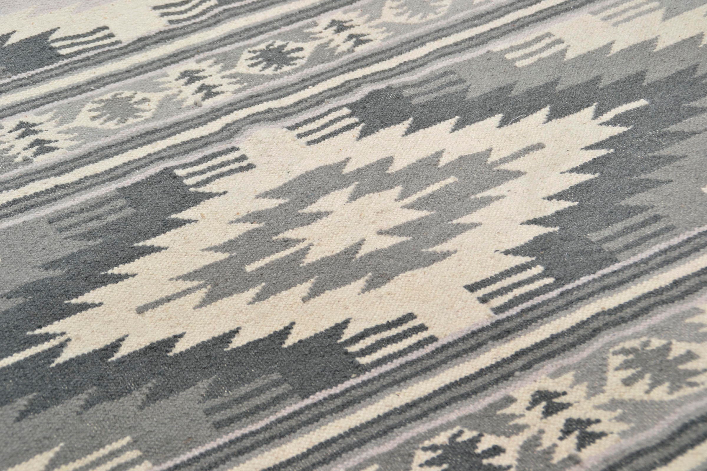 TOM TAILOR HOME Wollteppich »Kelim Colors I«, rechteckig, 5 mm Höhe, reine Wolle, robust und strapazierfähig, mit Fransen, Boho-Style