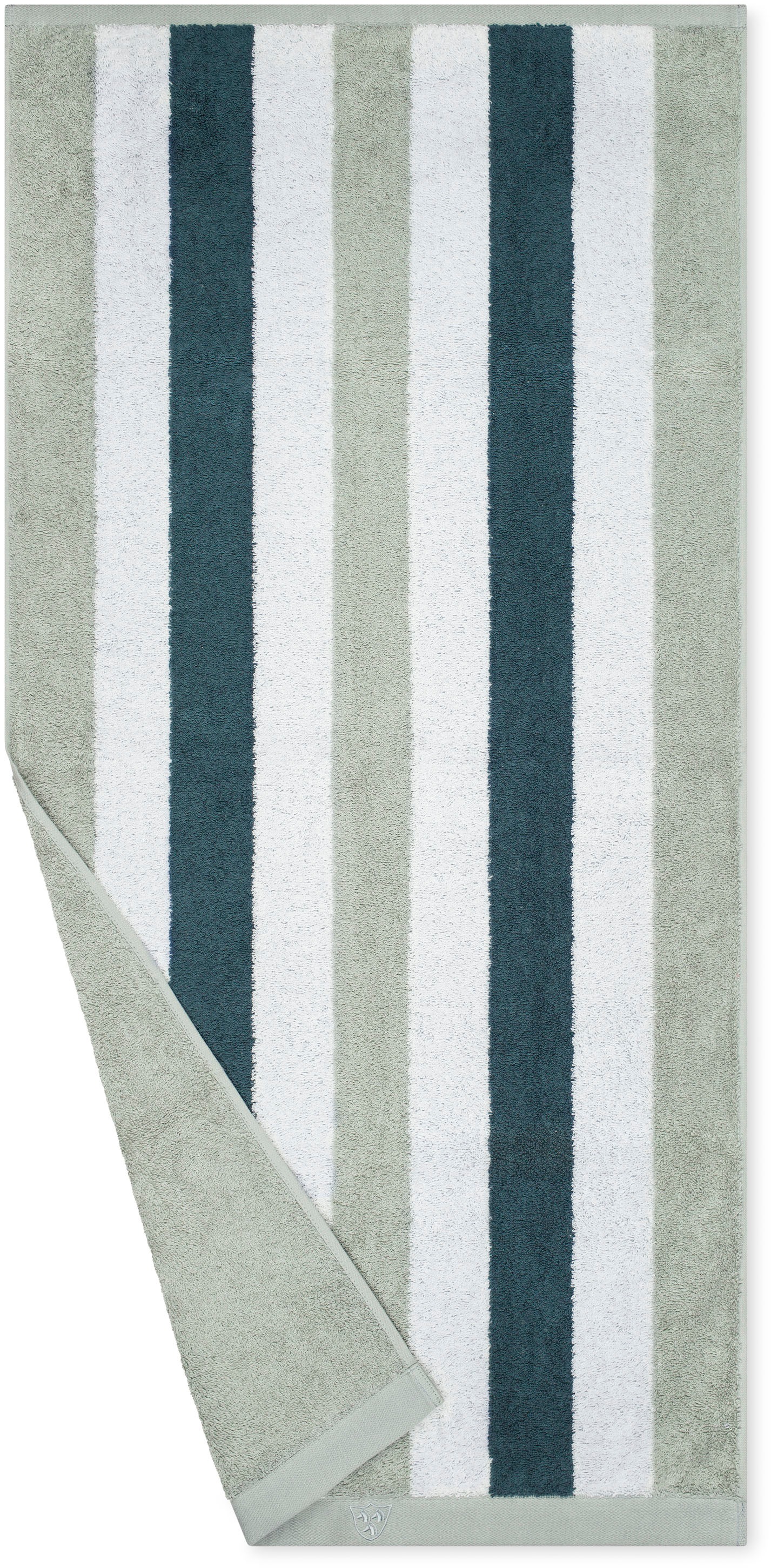 ROSS Duschtuch »Doubleface, Streifen/Uni« aus feinster Baumwolle
