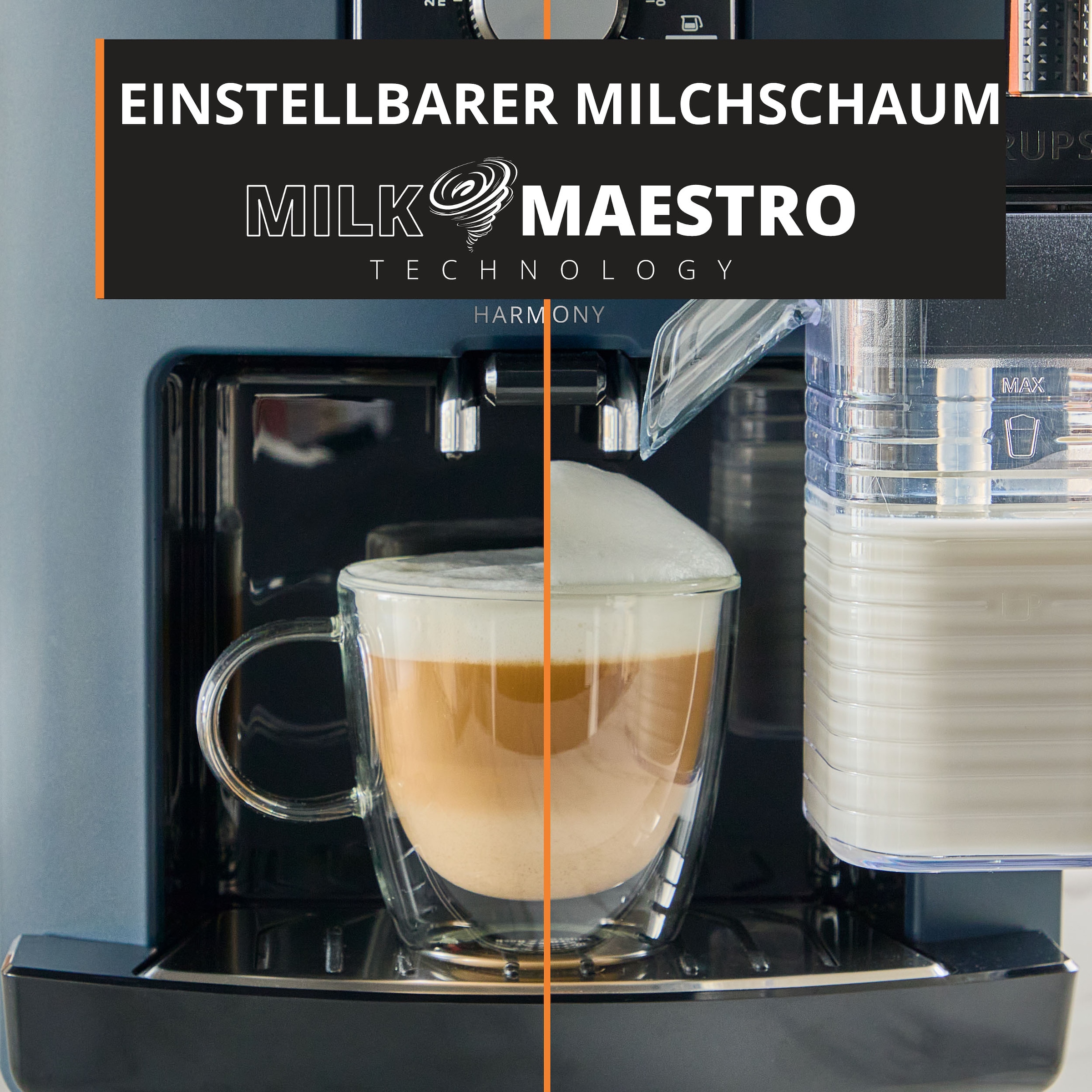 Krups Kaffeevollautomat »EA402H Serenity Milk« 5 Getränke, Milk Maestro-Technologie, automatische Reinigung, 2 Tassen