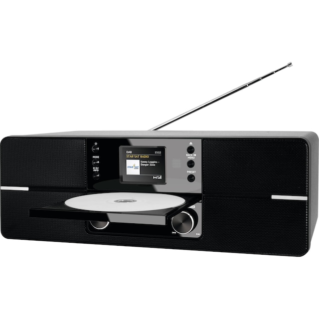 TechniSat Internet-Radio »DIGITRADIO 371 CD IR Stereoanlage-«,  (Bluetooth-WLAN UKW mit RDS-Digitalradio (DAB+), mit DAB+, CD-Player,  Bluetooth, Farbdisplay, USB auf Rechnung bestellen