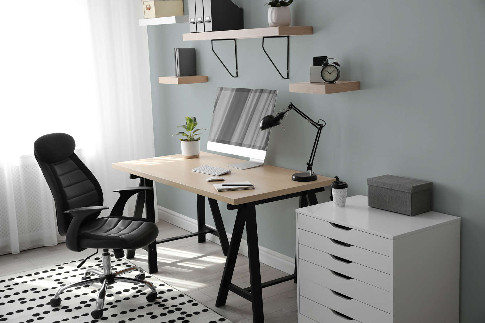 A.S. Création Wandfarbe »Premium Innenwandfarbe PURO Tuchmatt bluish petrol« ideal für Wohnzimmer, Schlafzimmer, Flur und Küche, Farbwelt Blau